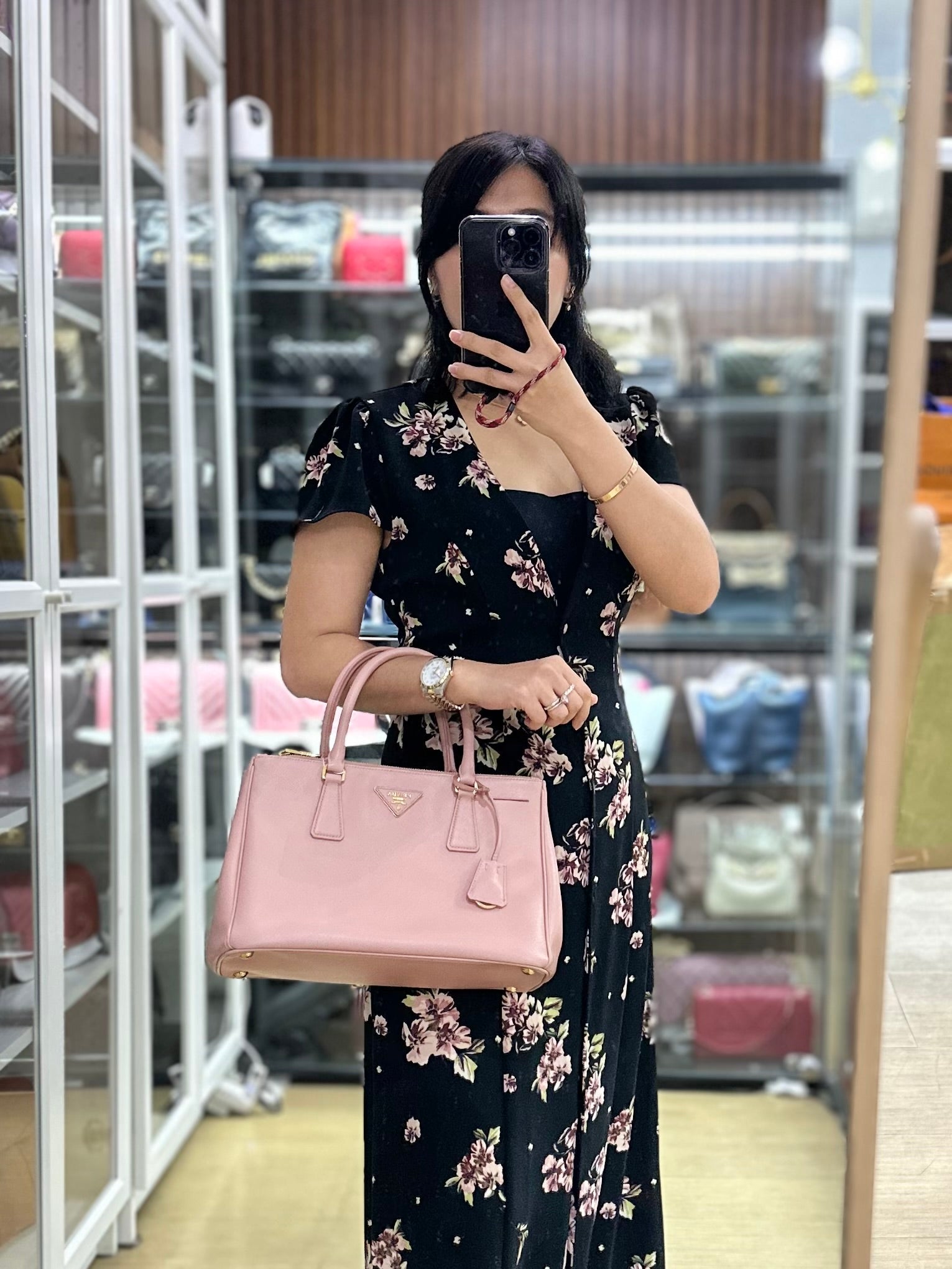 Small pink purse online