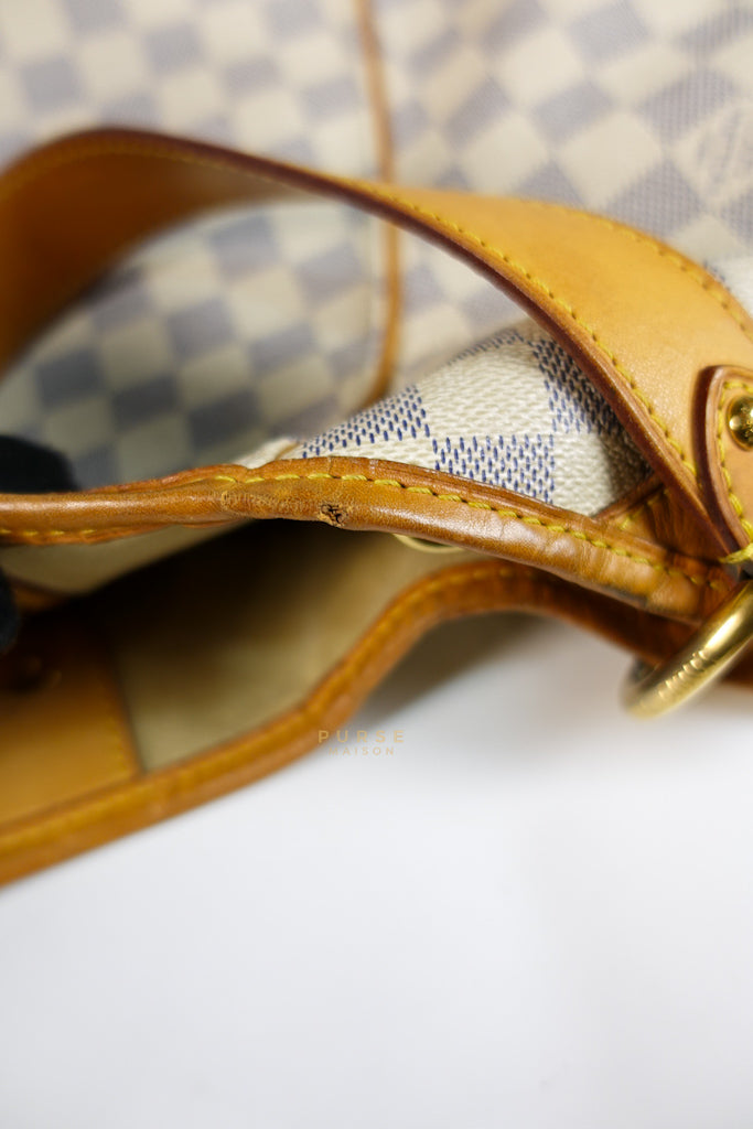 Galliera PM Damier Azur Canvas (Date Code: FL4100) | Purse Maison Luxury Bags Shop