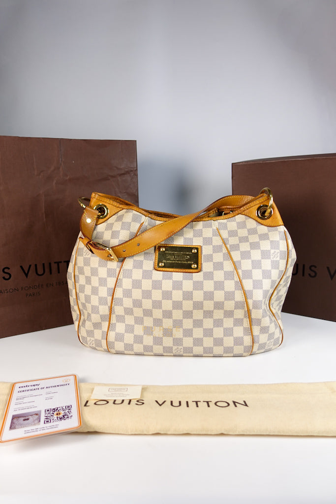 Galliera PM Damier Azur Canvas (Date Code: FL4100) | Purse Maison Luxury Bags Shop