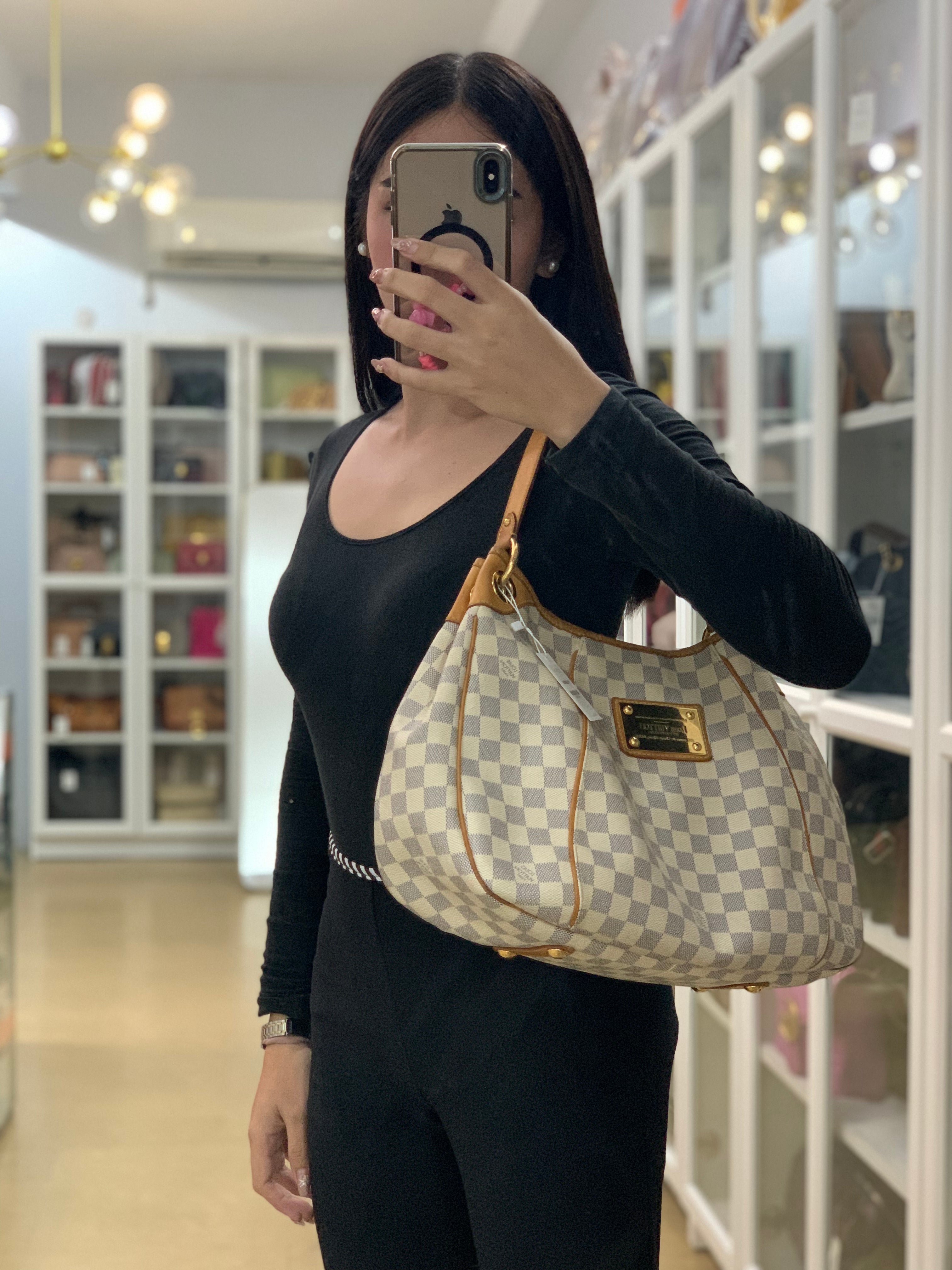 Galliera PM Damier Azur Canvas (Date Code: FL4100) | Purse Maison Luxury Bags Shop