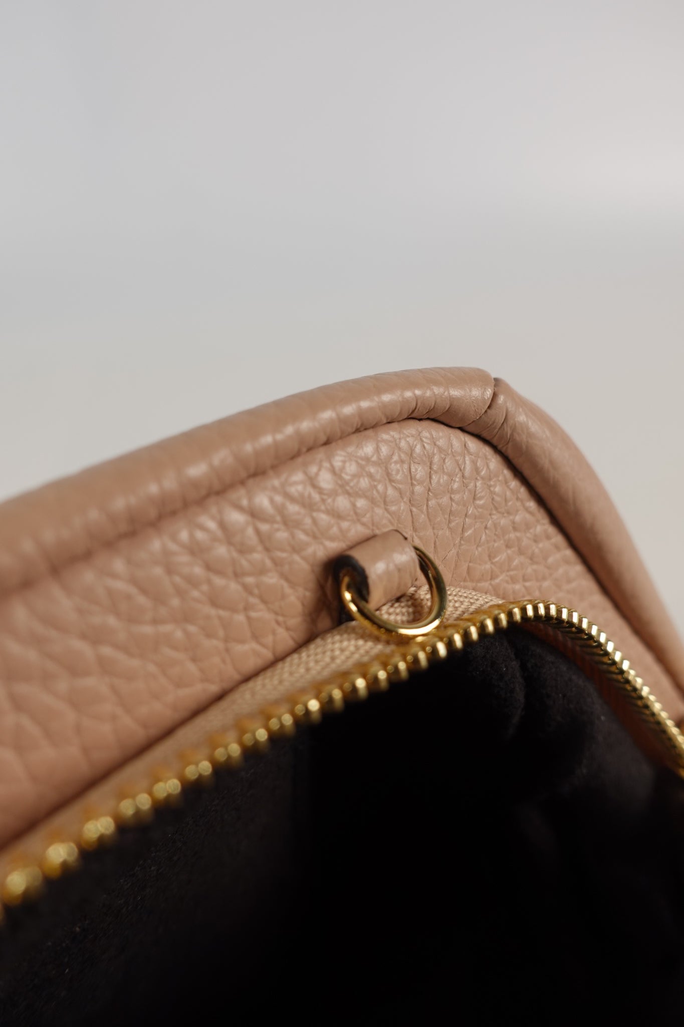 Gancini Calfskin Leather Mini Crossbody Bag in Pink | Purse Maison Luxury Bags Shop