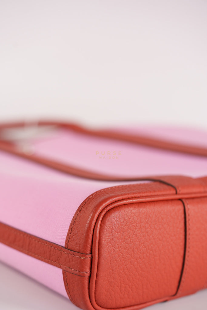Garden File 28 Pink and Rouge Duchess Canvas and Palladium Hardware Stamp Y (2020) | Purse Maison Luxury Bags Shop