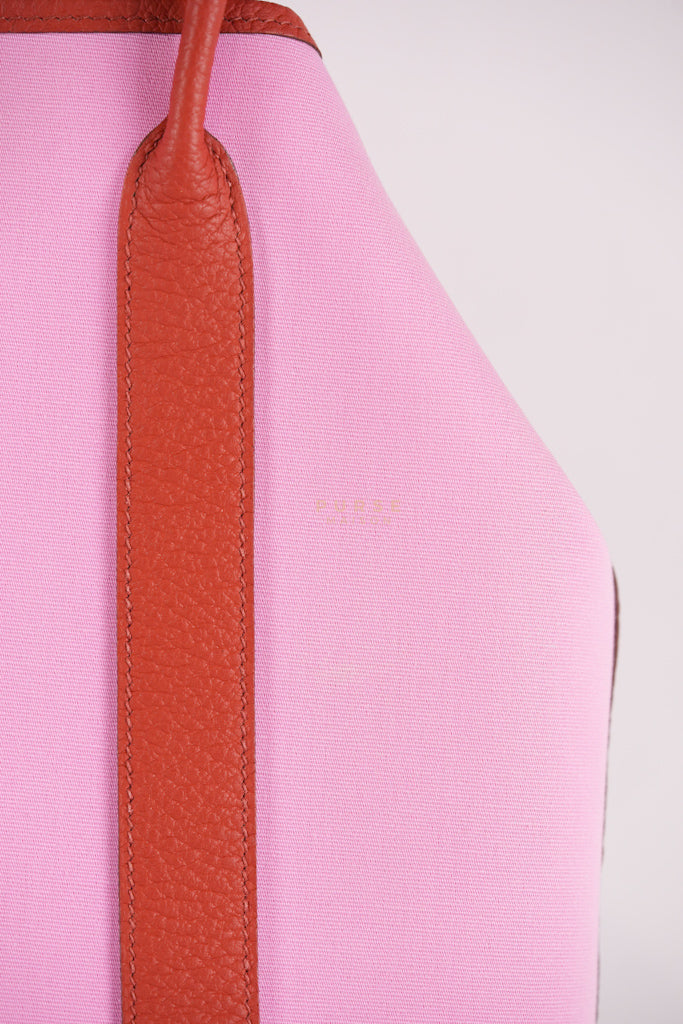 Garden File 28 Pink and Rouge Duchess Canvas and Palladium Hardware Stamp Y (2020) | Purse Maison Luxury Bags Shop