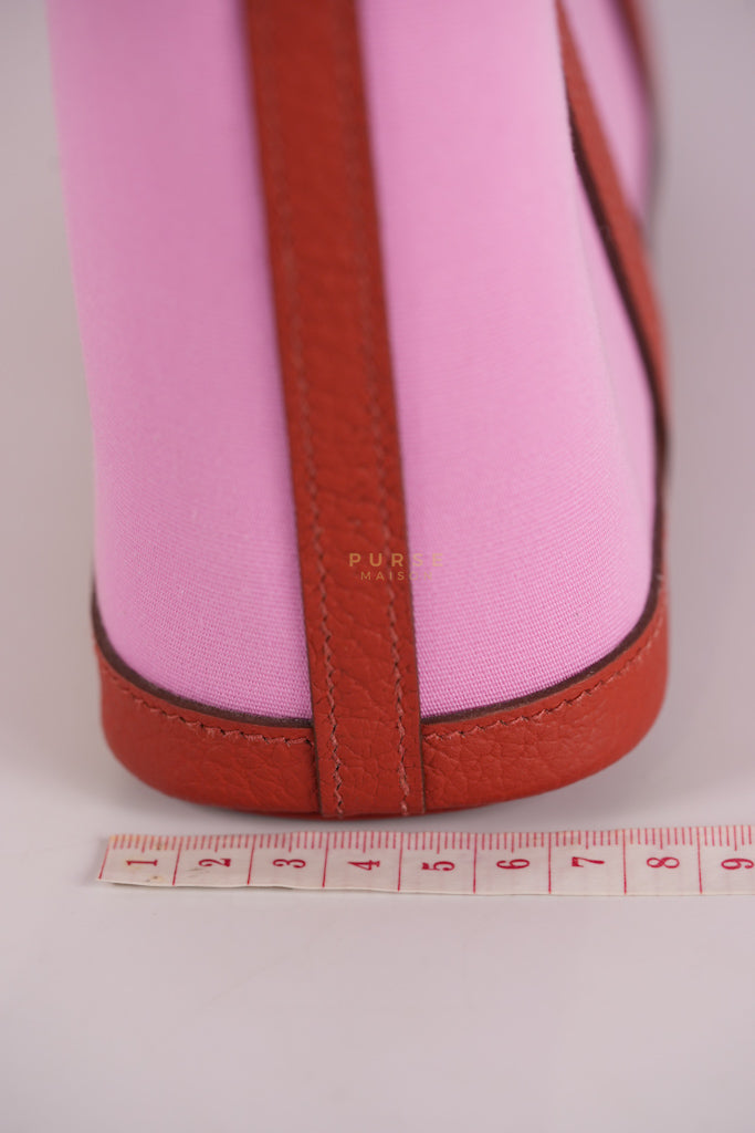 Garden File 28 Pink and Rouge Duchess Canvas and Palladium Hardware Stamp Y (2020) | Purse Maison Luxury Bags Shop