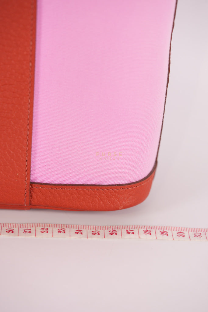 Garden File 28 Pink and Rouge Duchess Canvas and Palladium Hardware Stamp Y (2020) | Purse Maison Luxury Bags Shop
