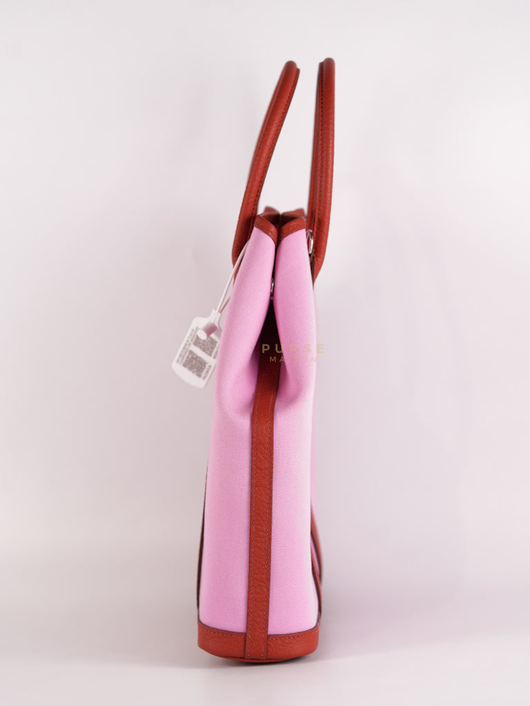 Garden File 28 Pink and Rouge Duchess Canvas and Palladium Hardware Stamp Y (2020) | Purse Maison Luxury Bags Shop