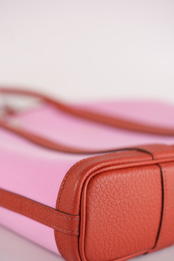 Garden File 28 Pink and Rouge Duchess Canvas and Palladium Hardware Stamp Y (2020) | Purse Maison Luxury Bags Shop