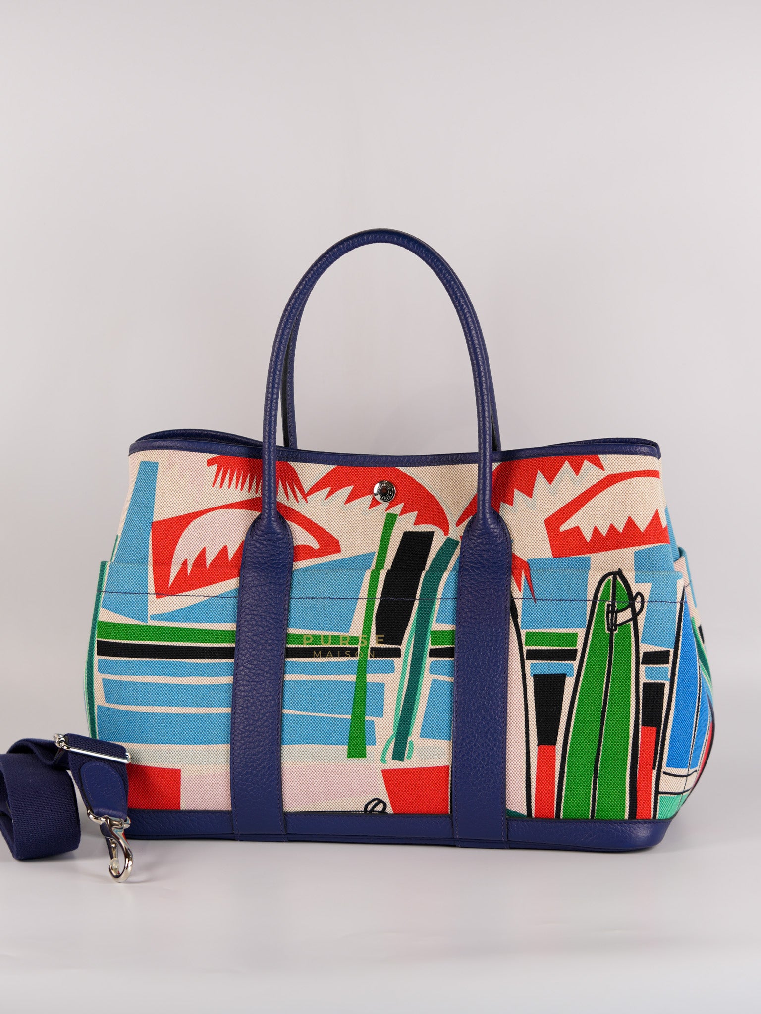 Garden Party 36 (GPT) Multicolor Canvas Pocket Stamp A (2017) | Purse Maison Luxury Bags Shop