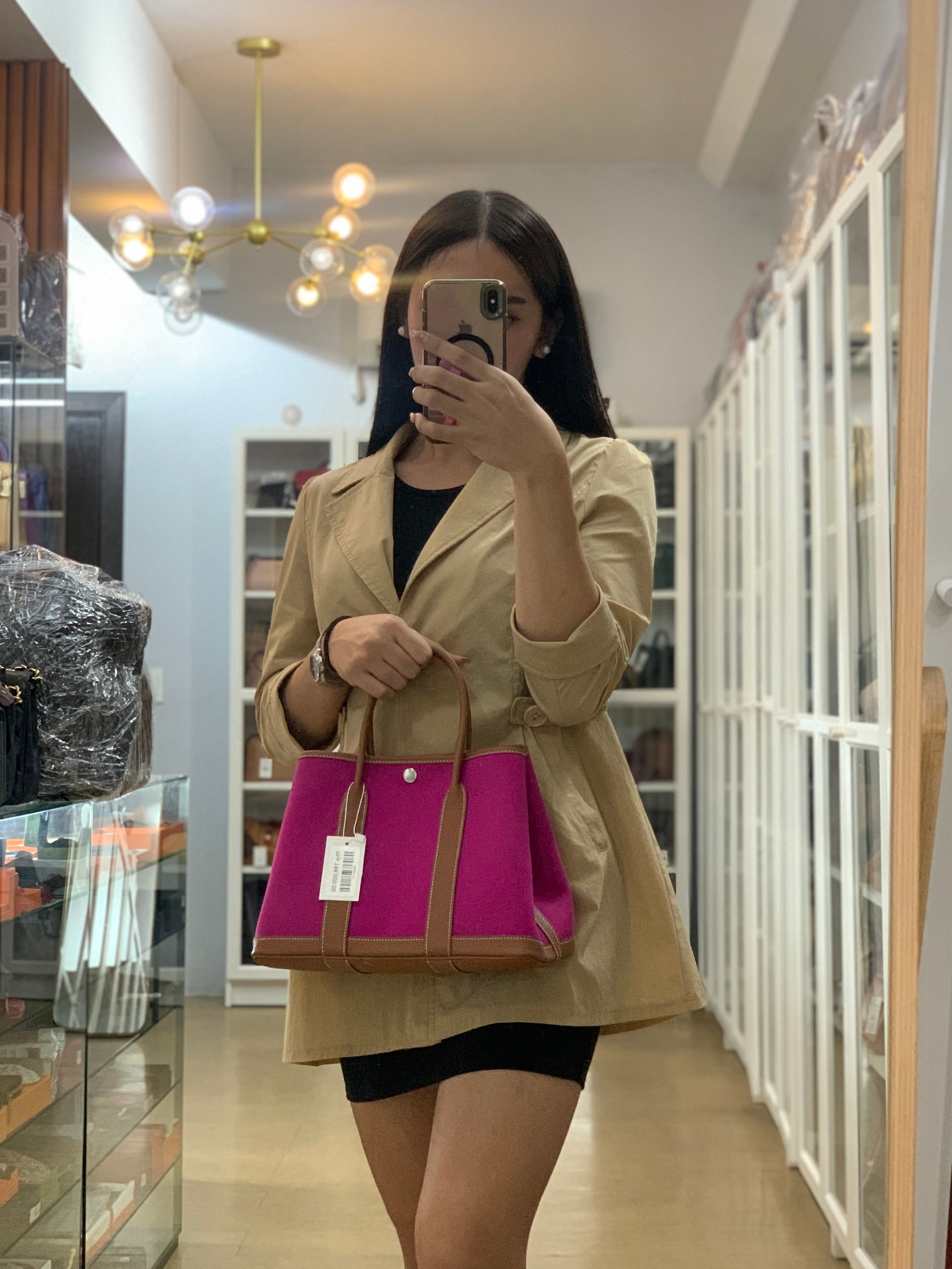 Garden Party Tote 30 (GPT) Verso Magnolia-Dune Stamp B (2023) | Purse Maison Luxury Bags Shop