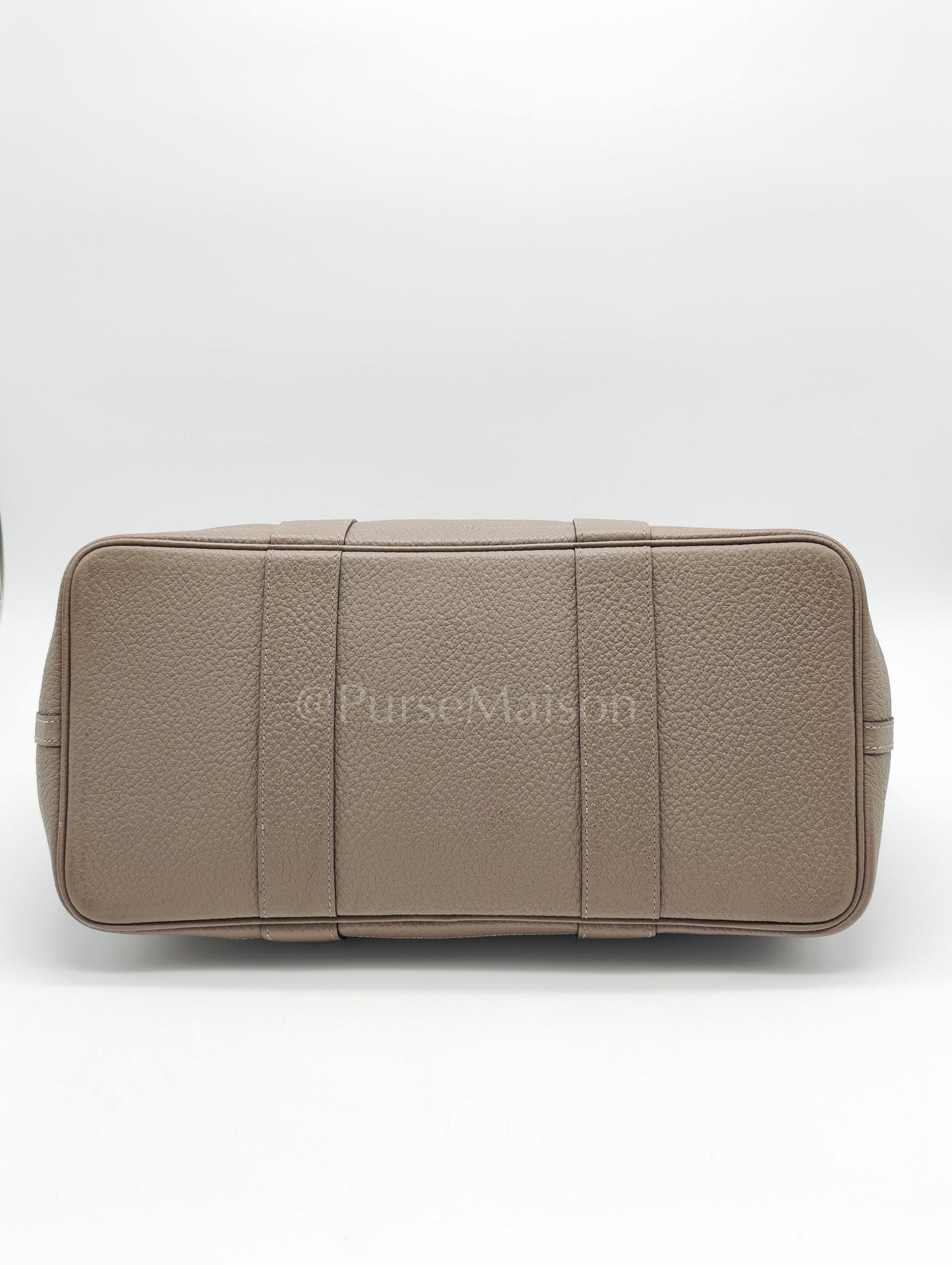 Garden Party Tote 36 (GPT) in Gris Asphalte in Vache Country Leather Stamp D (2019) | Purse Maison Luxury Bags Shop