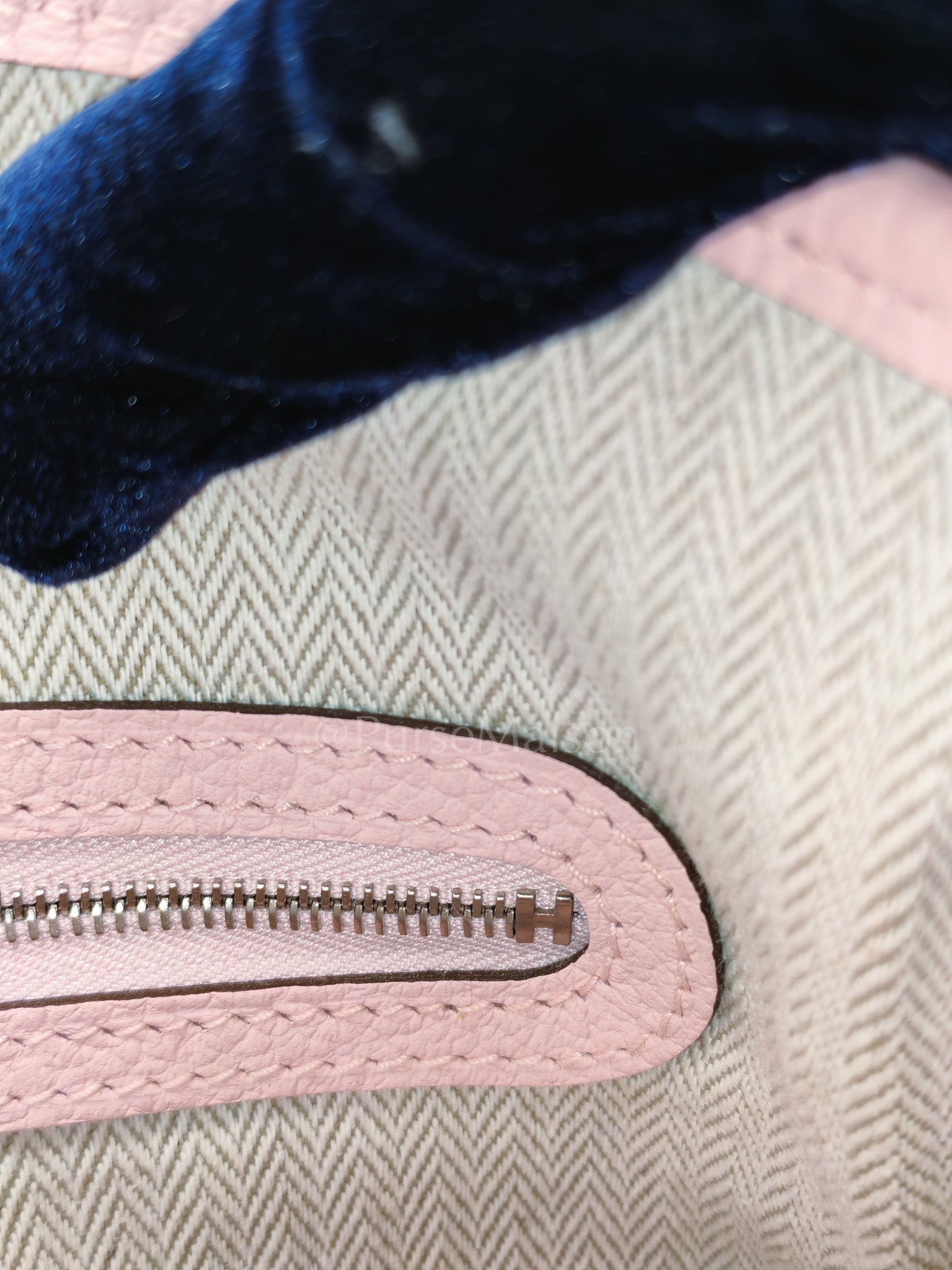 Garden Party Tote 36 (GPT) in Sakura Pink Clemence Leather ang Palladium Hardware Stamp T (2015) | Purse Maison Luxury Bags Shop