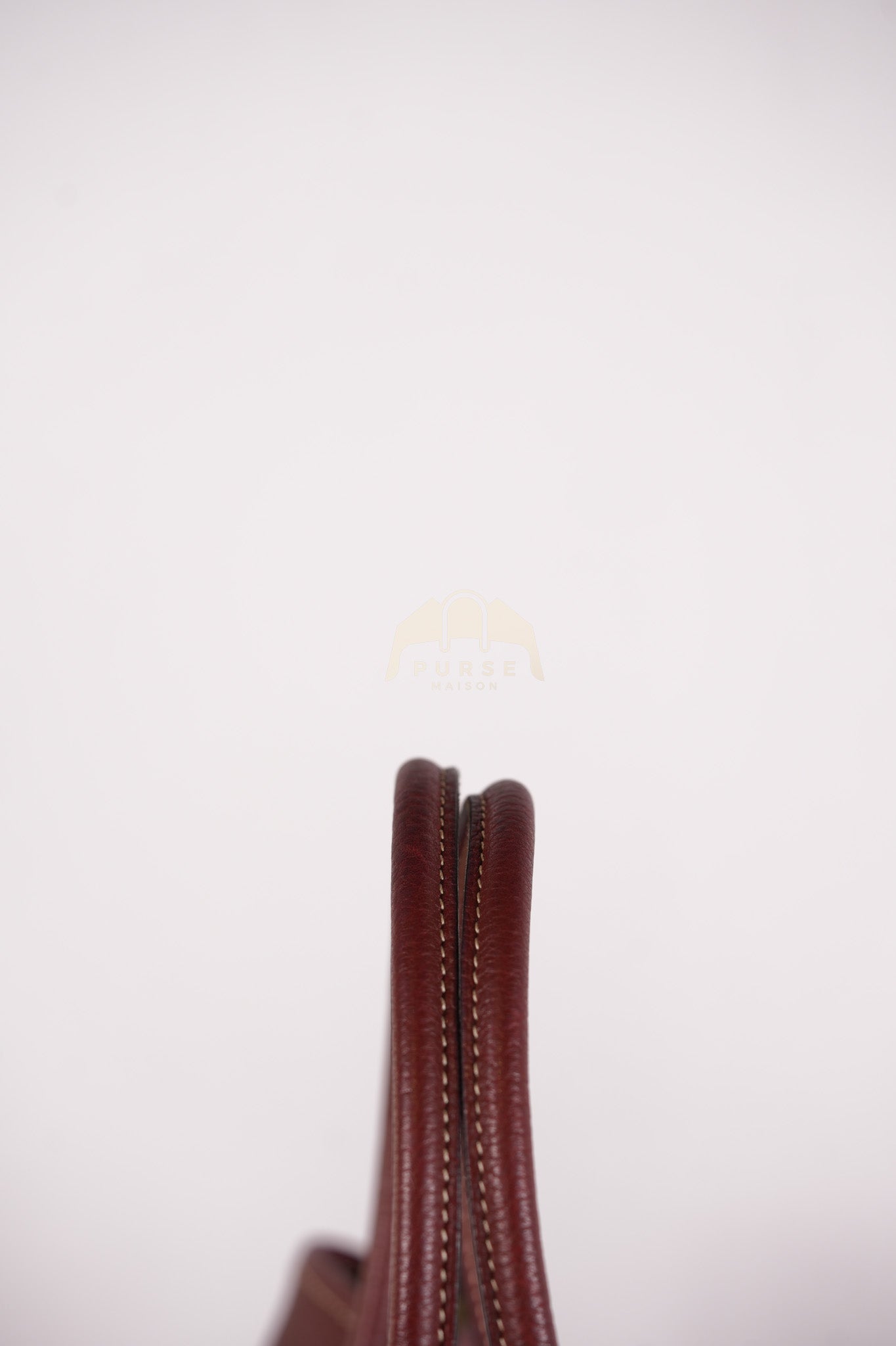 Garden Party Tote Bag (GPT) 30 in Rouge H Negonda Leather Palladium Hardware Stamp O Square (2011) | Purse Maison Luxury Bags Shop