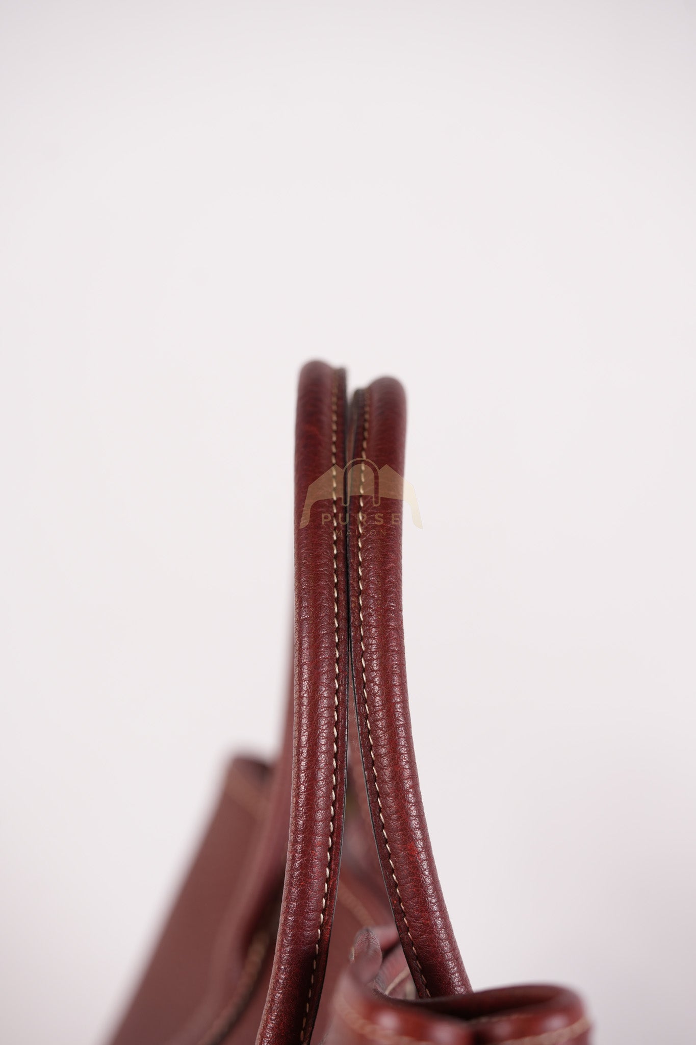 Garden Party Tote Bag (GPT) 30 in Rouge H Negonda Leather Palladium Hardware Stamp O Square (2011) | Purse Maison Luxury Bags Shop