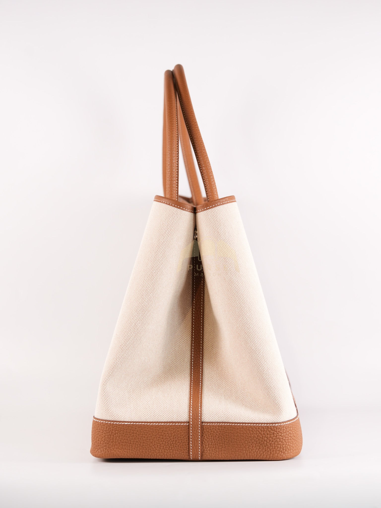 Garden Party Tote Bag (GPT) Voyage 41 in Beige Ecru Palladium Hardware Stamp K(2025) | Purse Maison Luxury Bags Shop