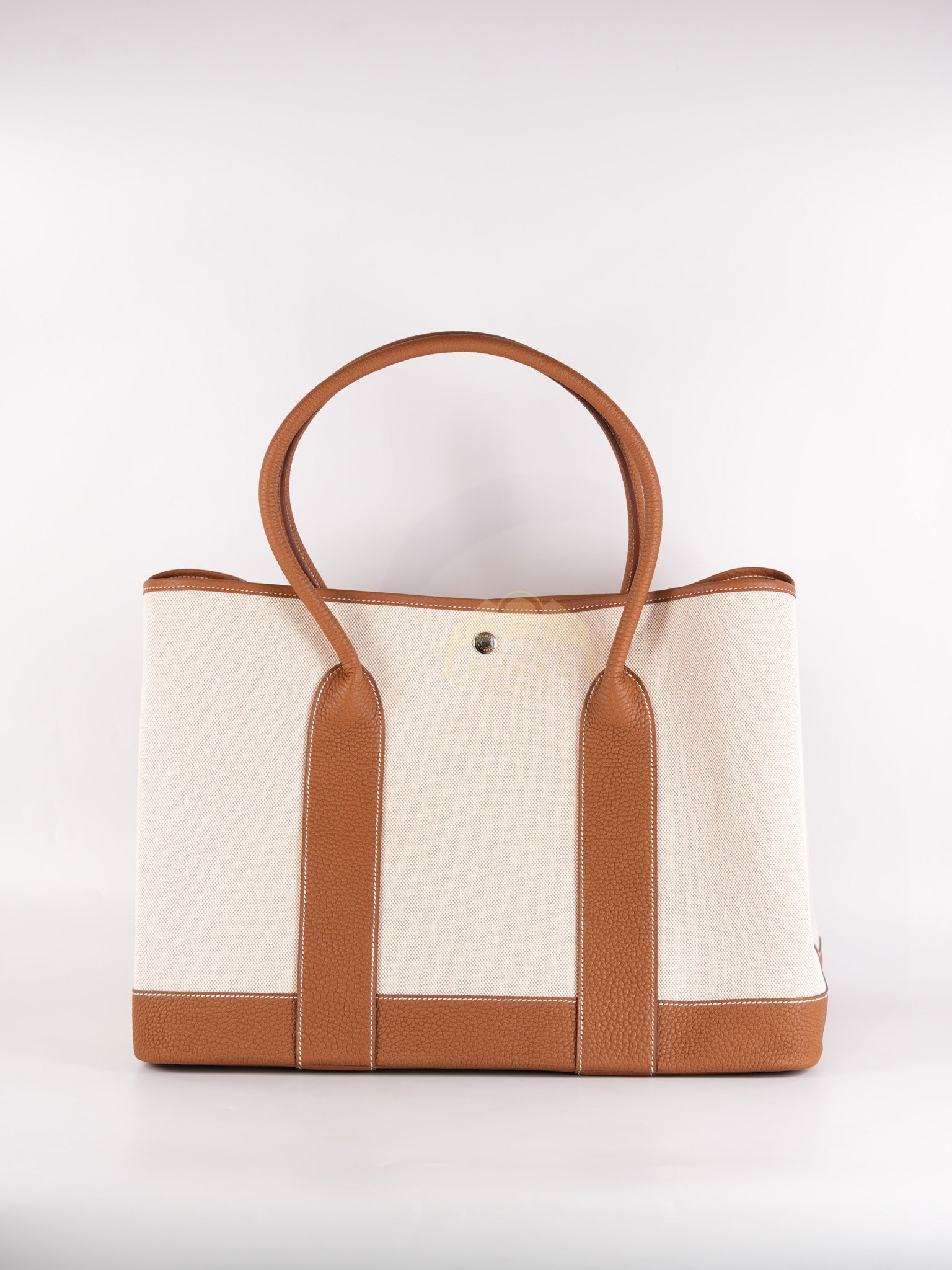 Garden Party Tote Bag (GPT) Voyage 41 in Beige Ecru Palladium Hardware Stamp K(2025) | Purse Maison Luxury Bags Shop