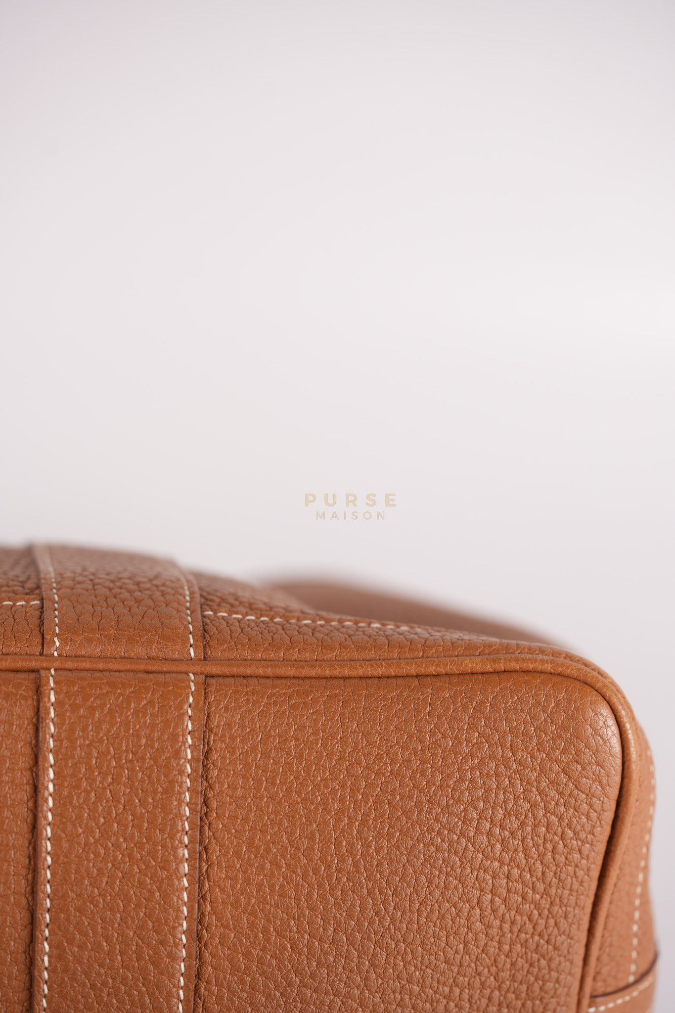 Garden Party Tote Bag(GTP) 36 in Gold Clemence Palladium Hardware Stamp X(2016) | Purse Maison Luxury Bags Shop