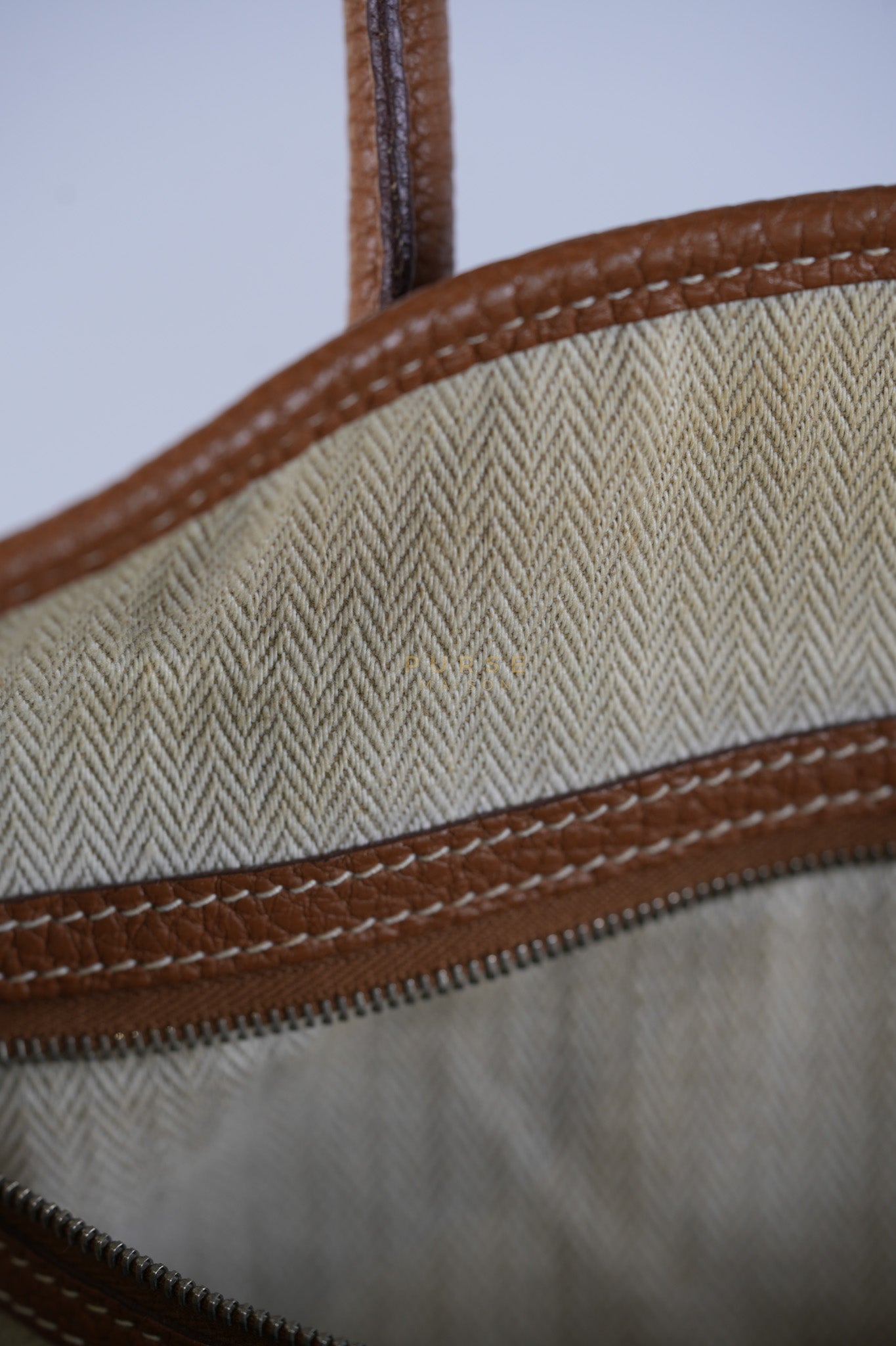 Garden Party Tote Bag(GTP) 36 in Gold Clemence Palladium Hardware Stamp X(2016) | Purse Maison Luxury Bags Shop