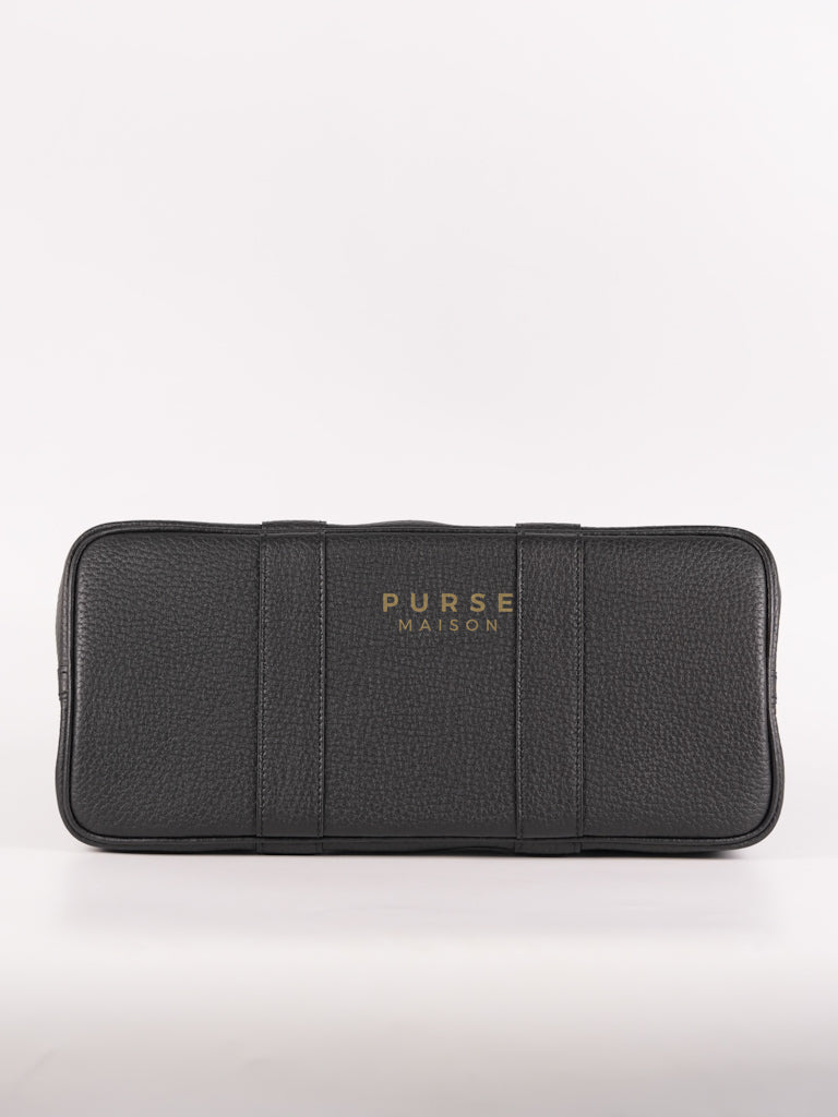 Garden Party Tote (GPT 30) in Black Canvas and Palladium Hardware Stamp B (2023) | Purse Maison Luxury Bags Shop