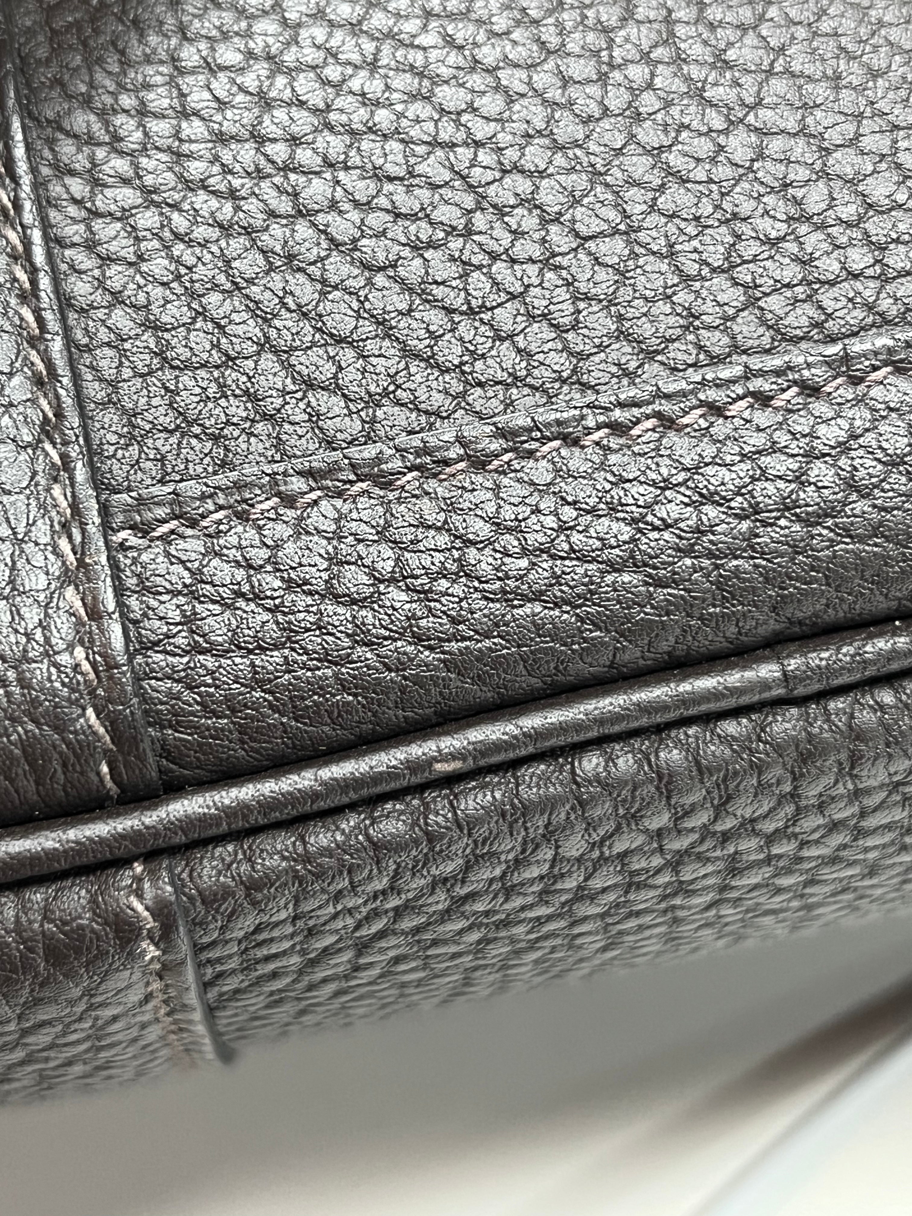 Garden Party Tote (GPT) 30 in Ebene Negonda Leather & Palladium Hardware Stamp B(2023) | Purse Maison Luxury Bags Shop