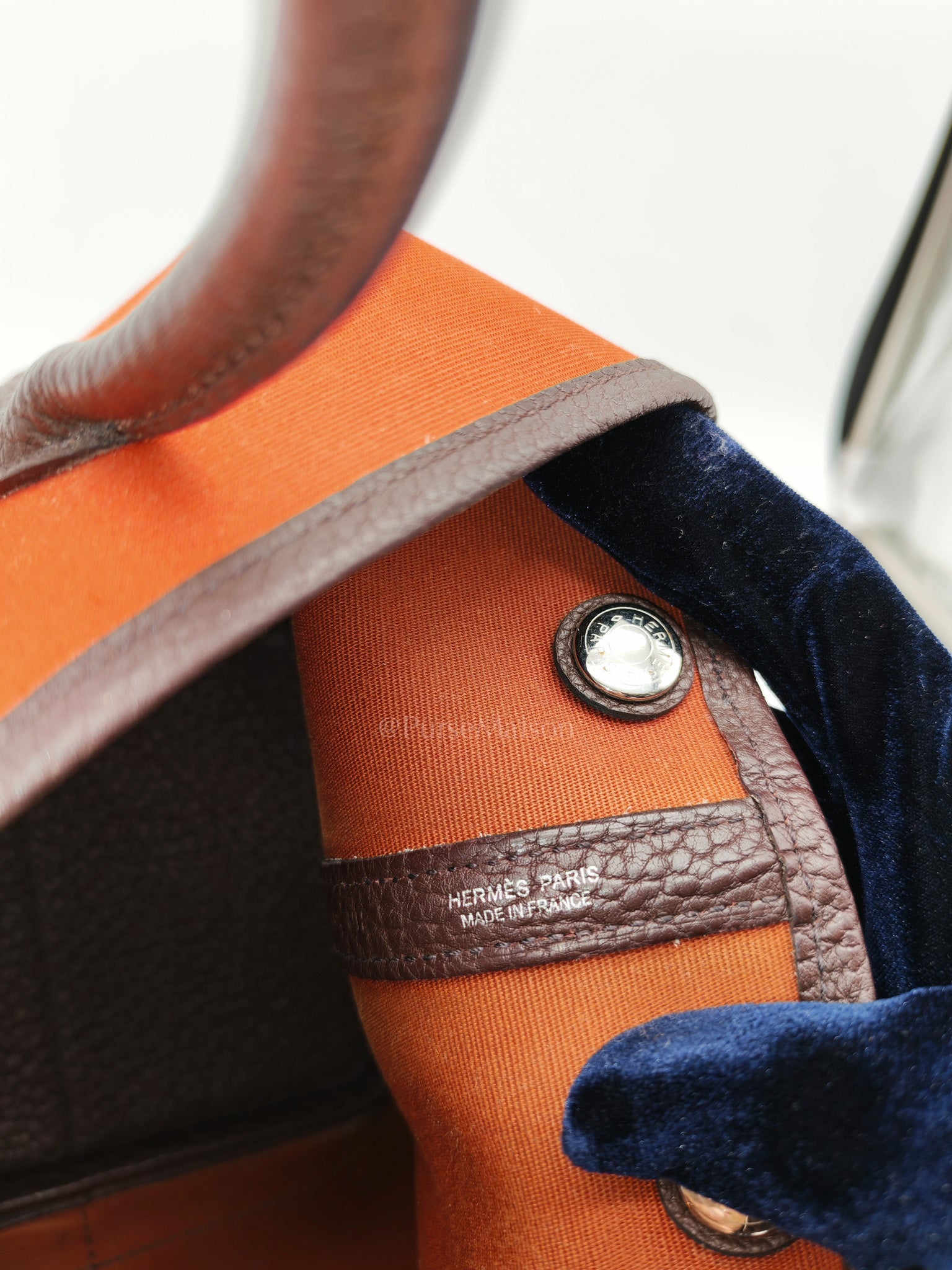 Garden Party Tote (GPT) 30 in Orange Mecano Canvas Palladium Hardware Stamp Z(2021) | Purse Maison Luxury Bags Shop