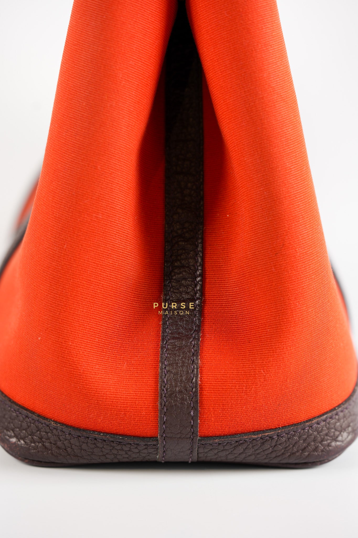 Garden Party Tote (GPT) 30 in Orange Mecano Canvas Stamp A | Purse Maison Luxury Bags Shop