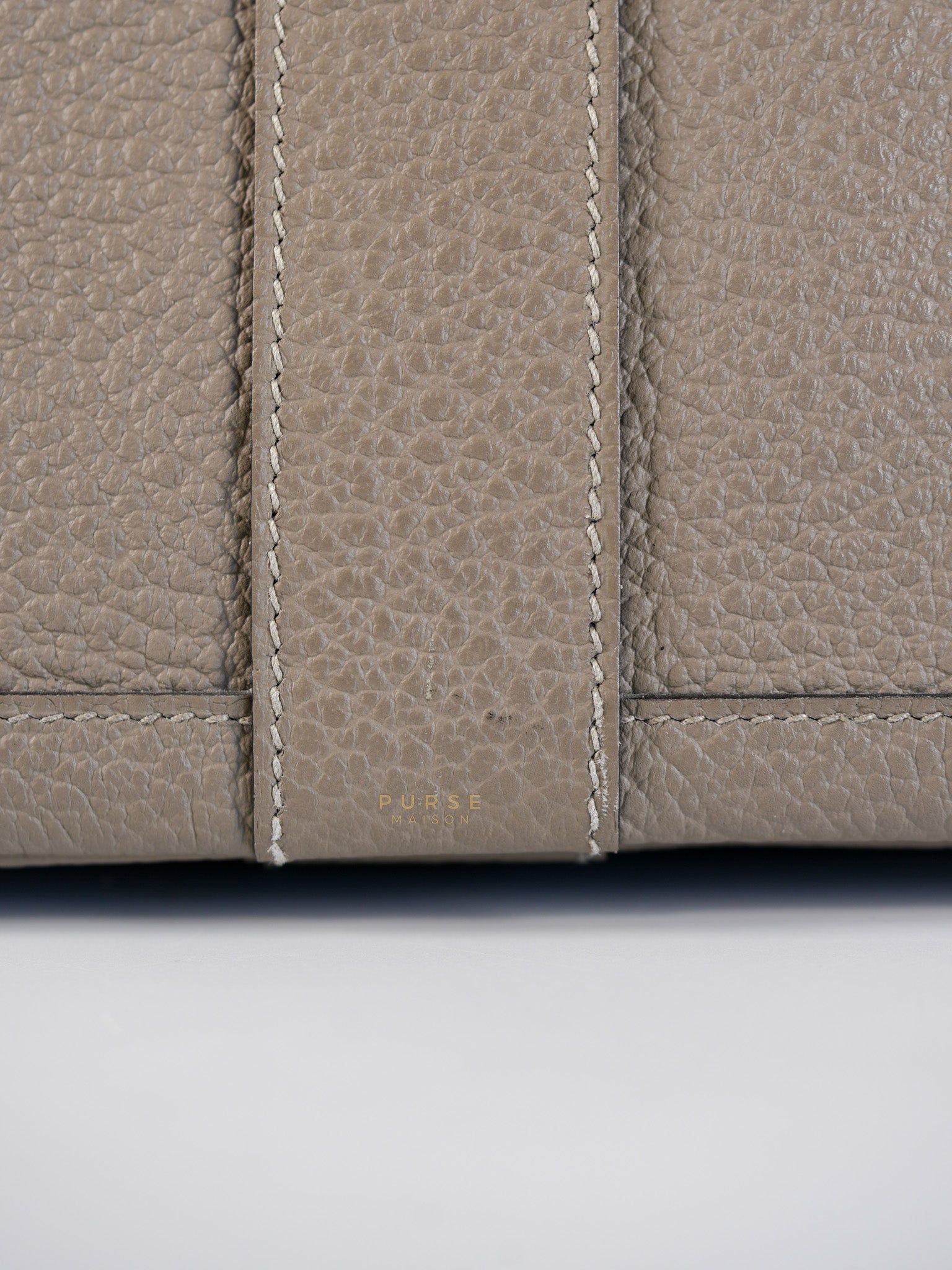 Garden Party Tote (GPT) 36 in Gris Asphalte Negonda Leather Palladium Hardware Stamp C(2018) | Purse Maison Luxury Bags Shop