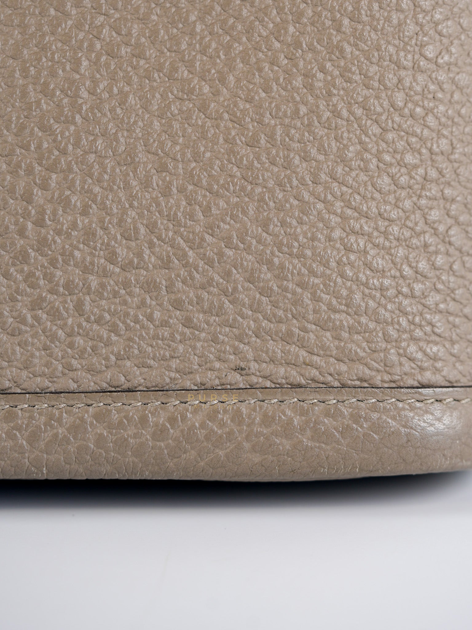 Garden Party Tote (GPT) 36 in Gris Asphalte Negonda Leather Palladium Hardware Stamp C(2018) | Purse Maison Luxury Bags Shop