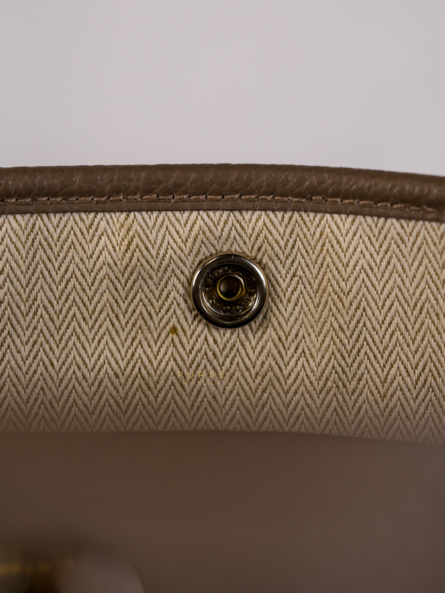 Garden Party Tote (GPT) 36 in Gris Asphalte Negonda Leather Palladium Hardware Stamp C(2018) | Purse Maison Luxury Bags Shop