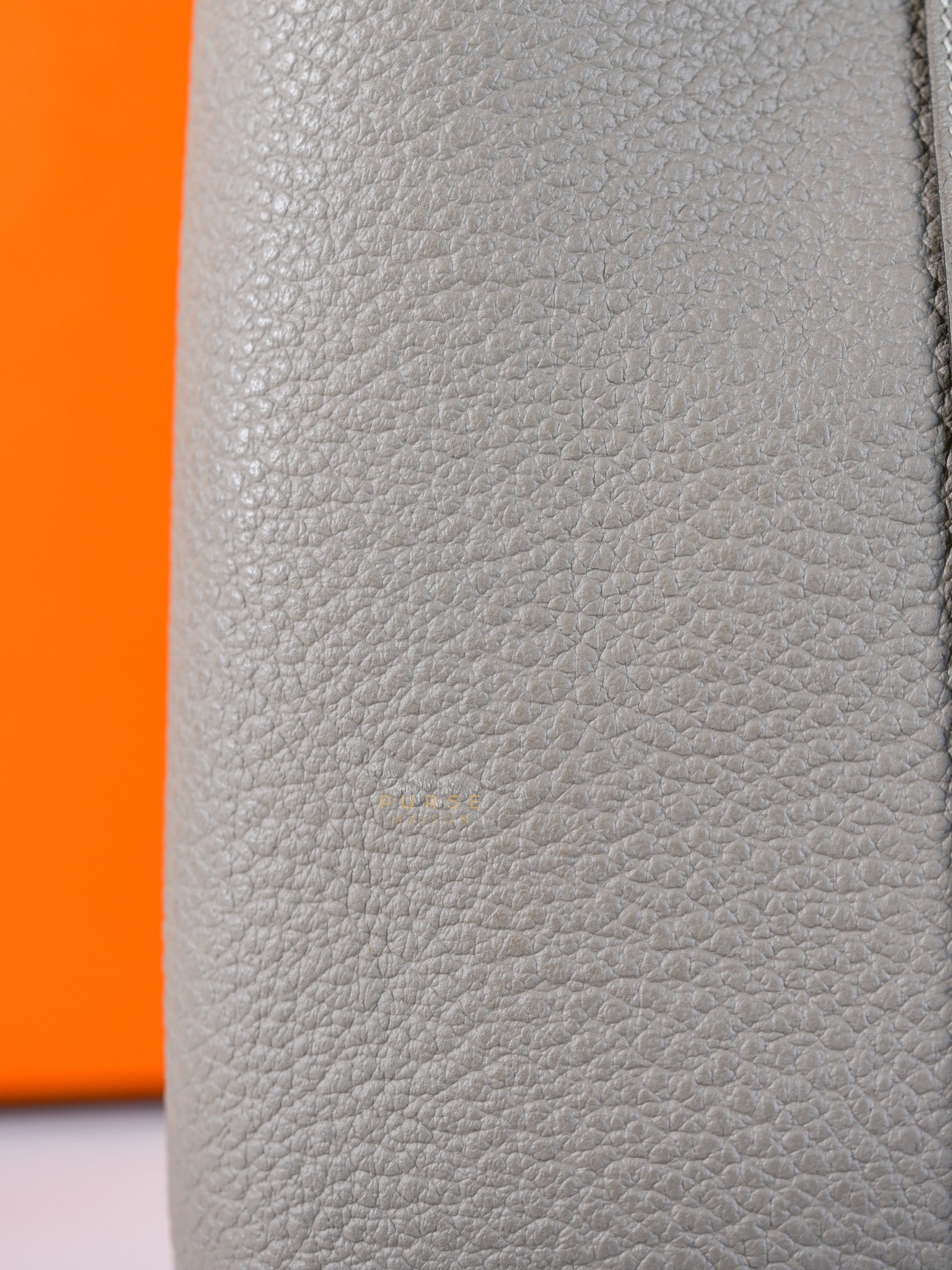 Garden Party Tote (GPT) 36 in Gris Asphalte Negonda Leather Palladium Hardware Stamp C(2018) | Purse Maison Luxury Bags Shop