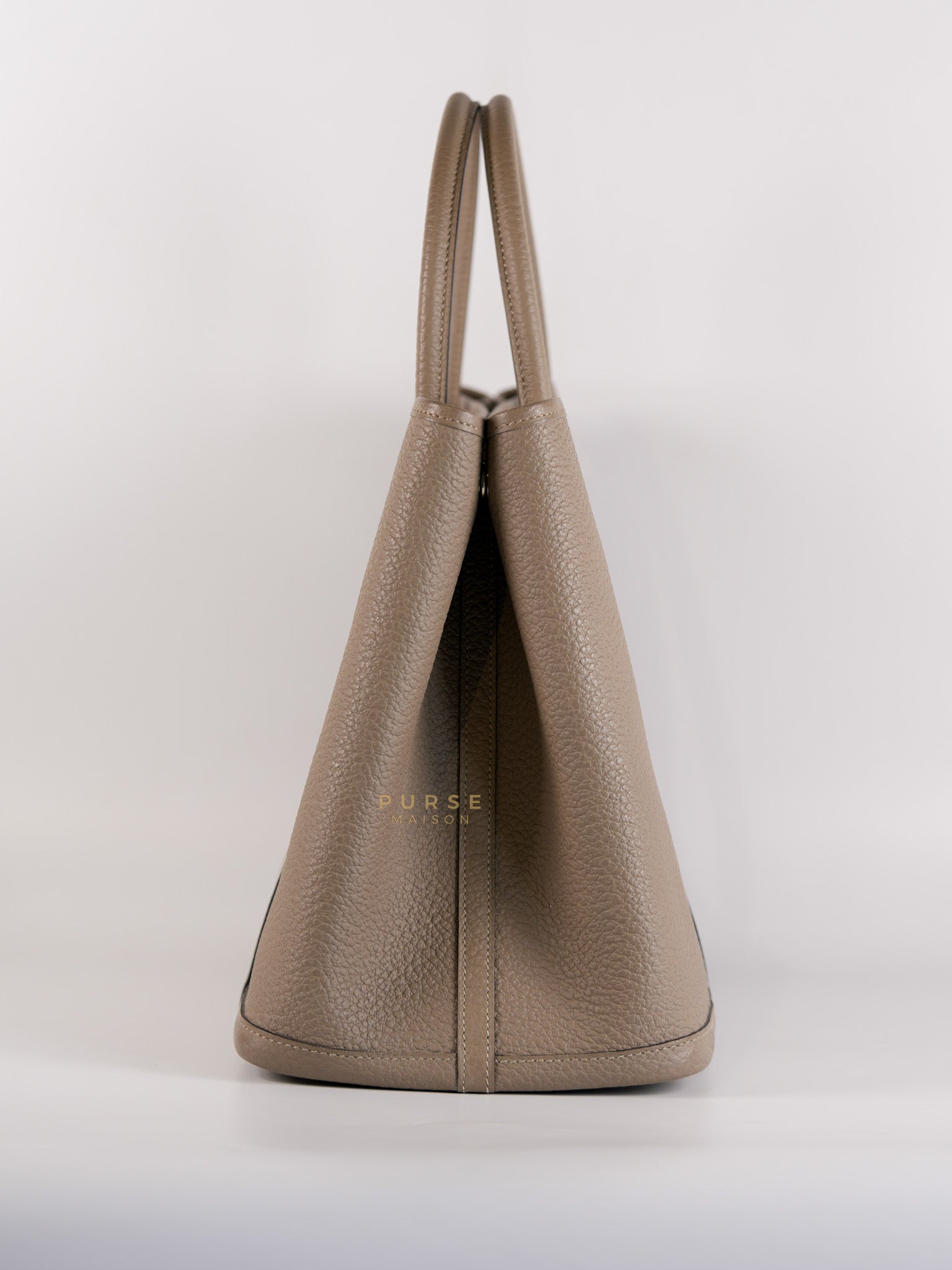 Garden Party Tote (GPT) 36 in Gris Asphalte Negonda Leather Palladium Hardware Stamp C(2018) | Purse Maison Luxury Bags Shop
