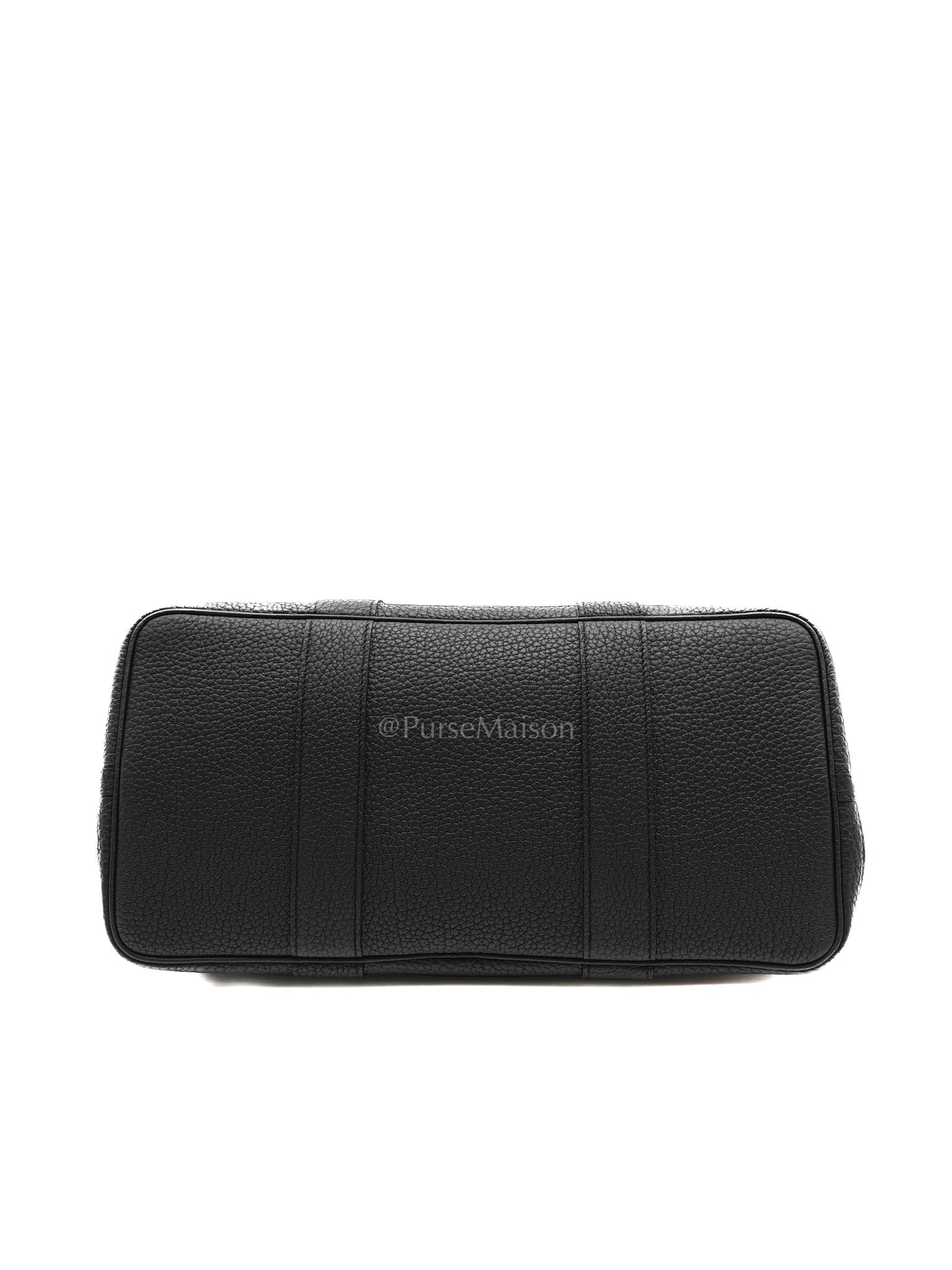 Garden Party Tote 36 (GPT) in Black Veau Negonda Leather and Palladium Hardware  Stamp G (2026)