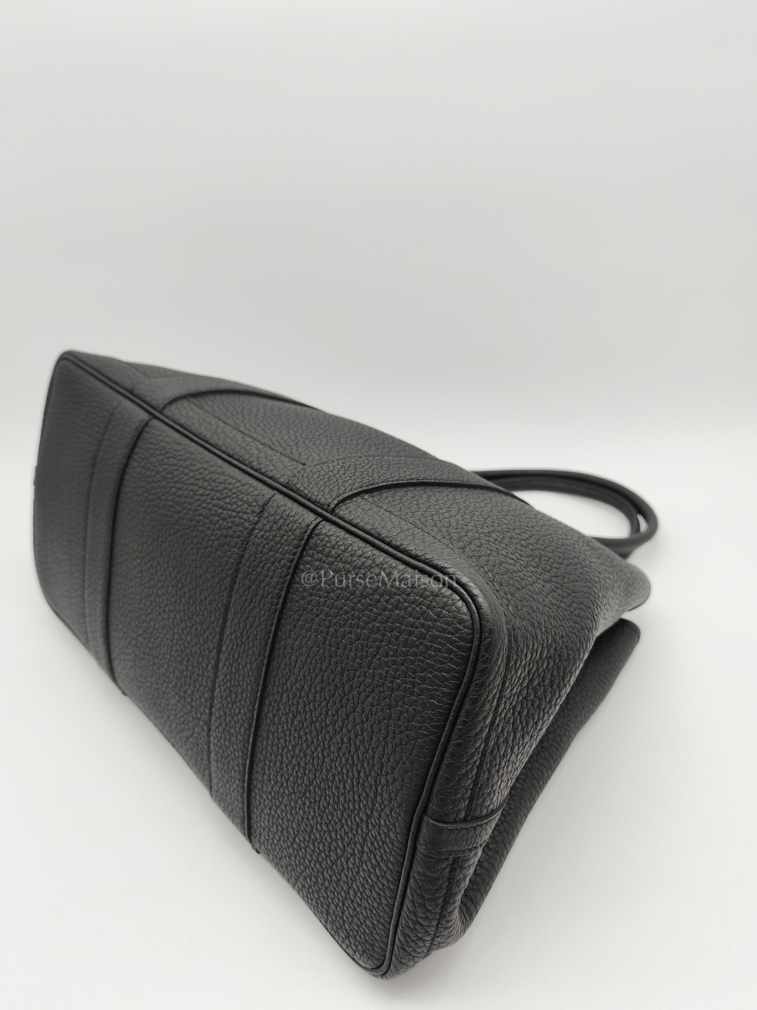 Garden Party Tote 36 (GPT) in Black Veau Negonda Leather and Palladium Hardware  Stamp G (2026)