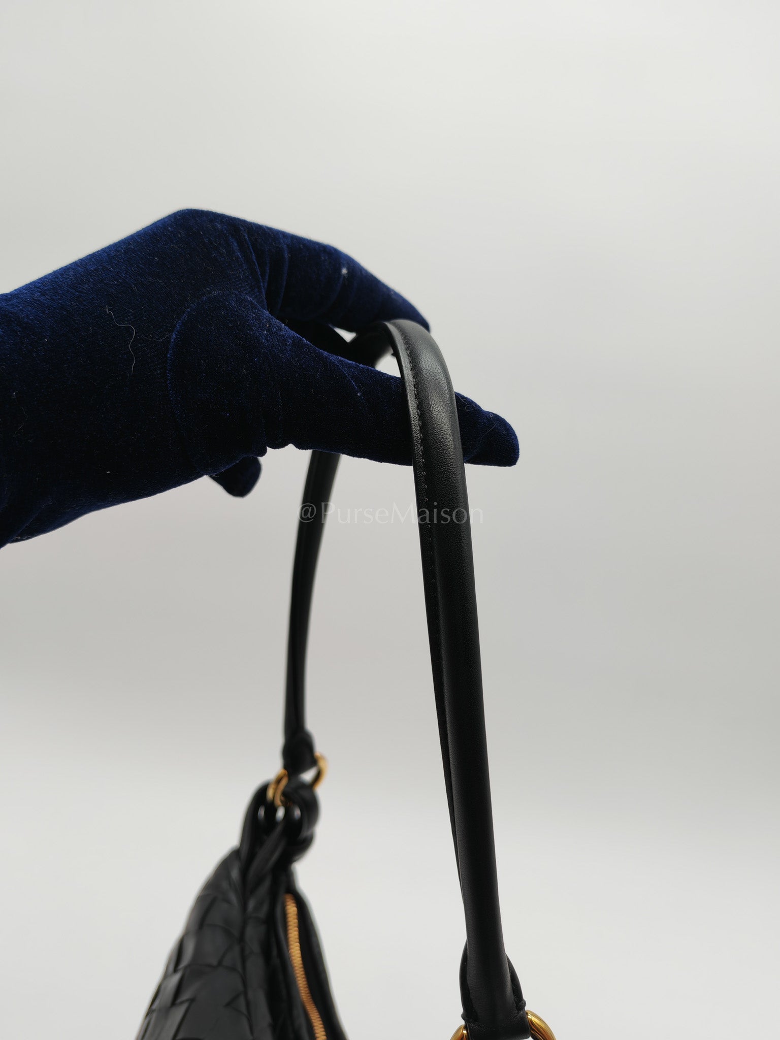 Gemelli Small in Black Intrecciato Nappa Leather Shoulder Bag | Purse Maison Luxury Bags Shop