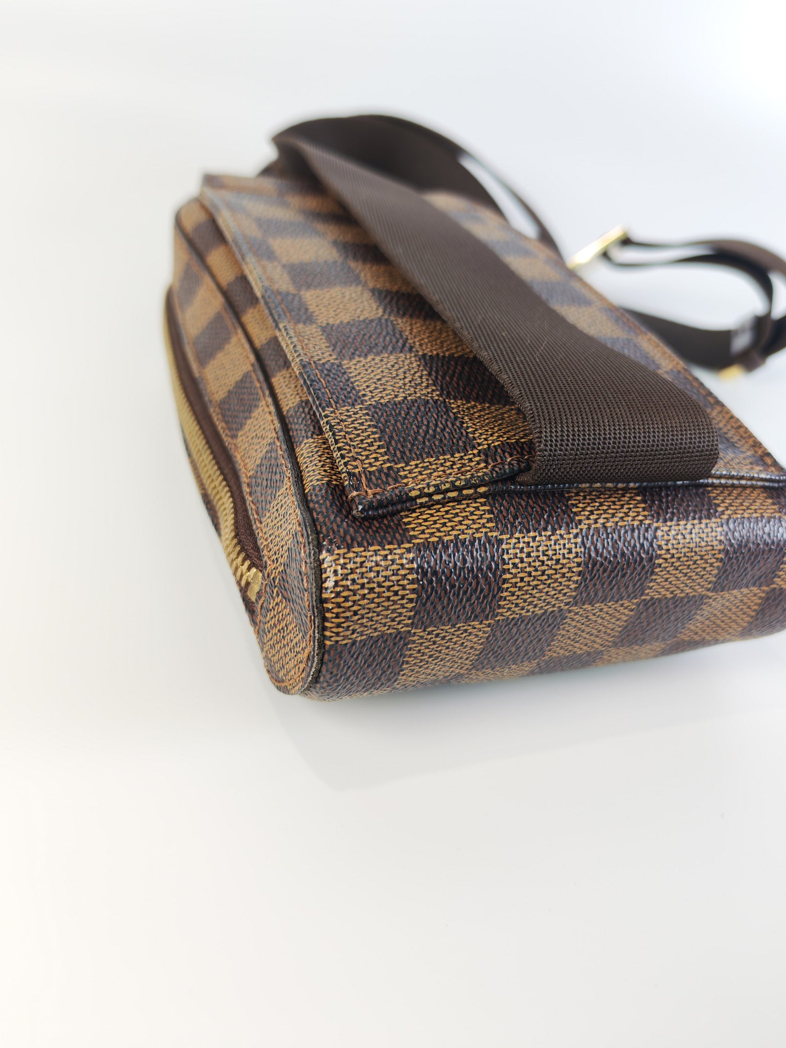 Geronimos Waist Bag In Damier Ebene Canvas (CA0014) | Purse Maison Luxury Bags Shop