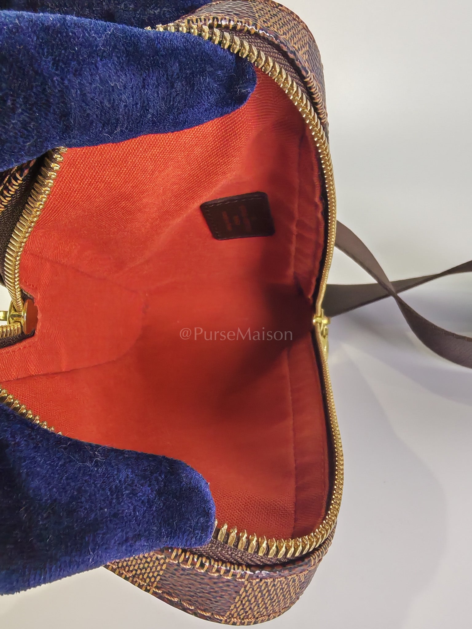 Geronimos Waist Bag In Damier Ebene Canvas (CA0014) | Purse Maison Luxury Bags Shop