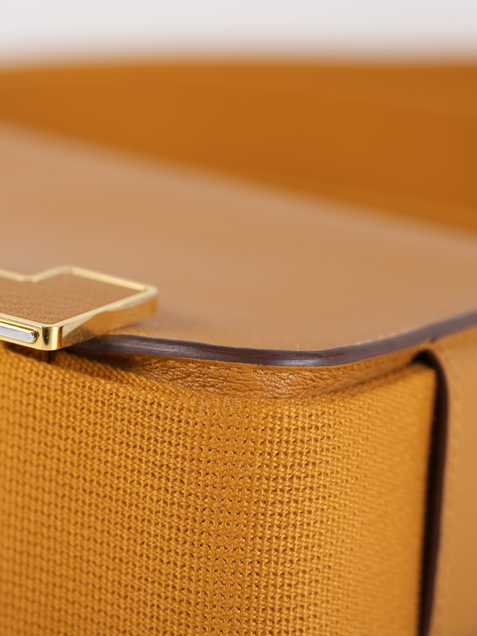 Geta in Caramel Chevre Mysore Gold Hardware Stamp B (2023) | Purse Maison Luxury Bags Shop