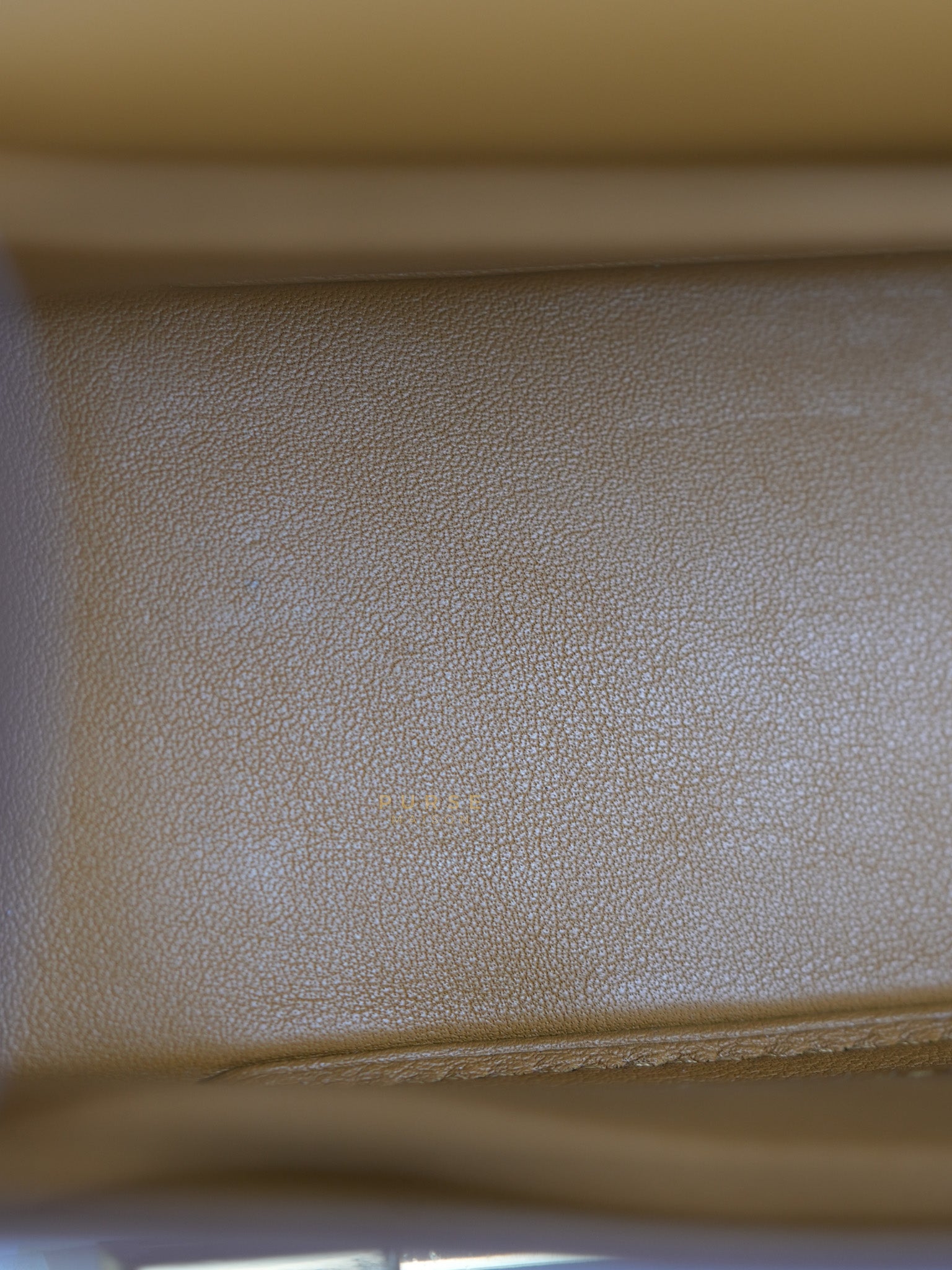Geta in Caramel Chevre Mysore Gold Hardware Stamp B (2023) | Purse Maison Luxury Bags Shop