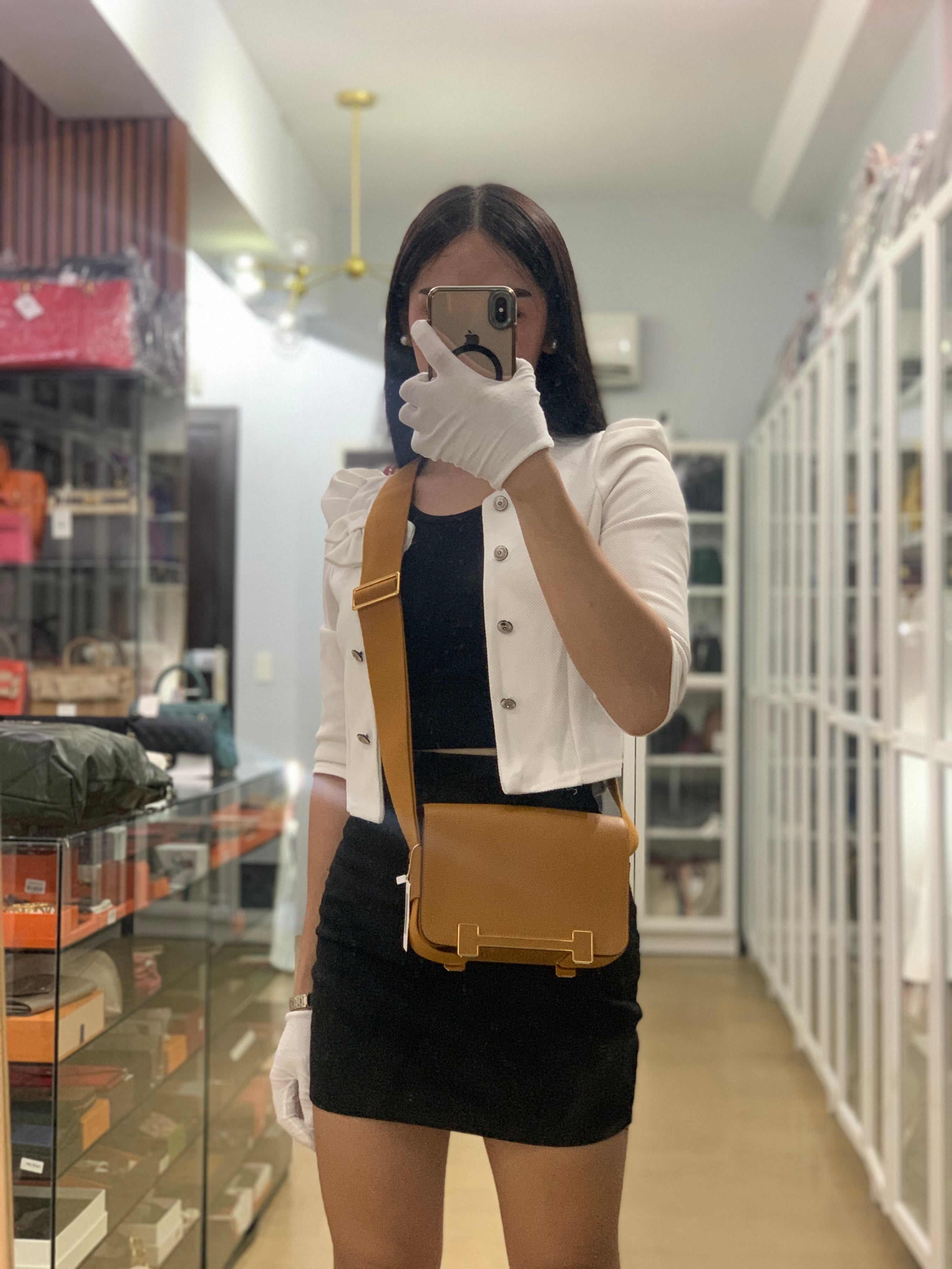 Geta in Caramel Chevre Mysore Gold Hardware Stamp B (2023) | Purse Maison Luxury Bags Shop