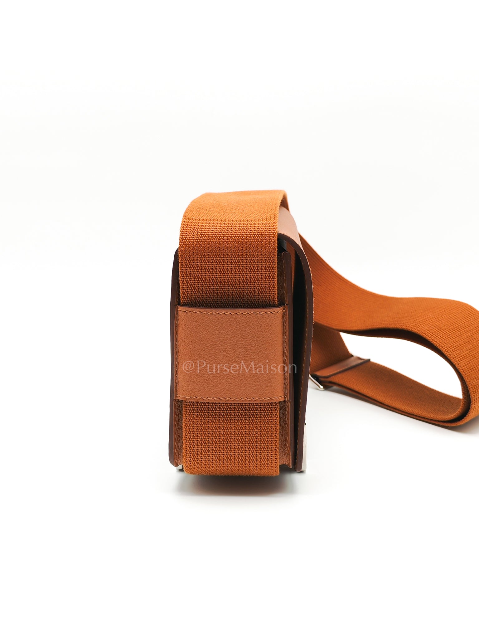 Geta in Gold Evercolor Leather & Palladium Hardware Stamp K(2025) | Purse Maison Luxury Bags Shop