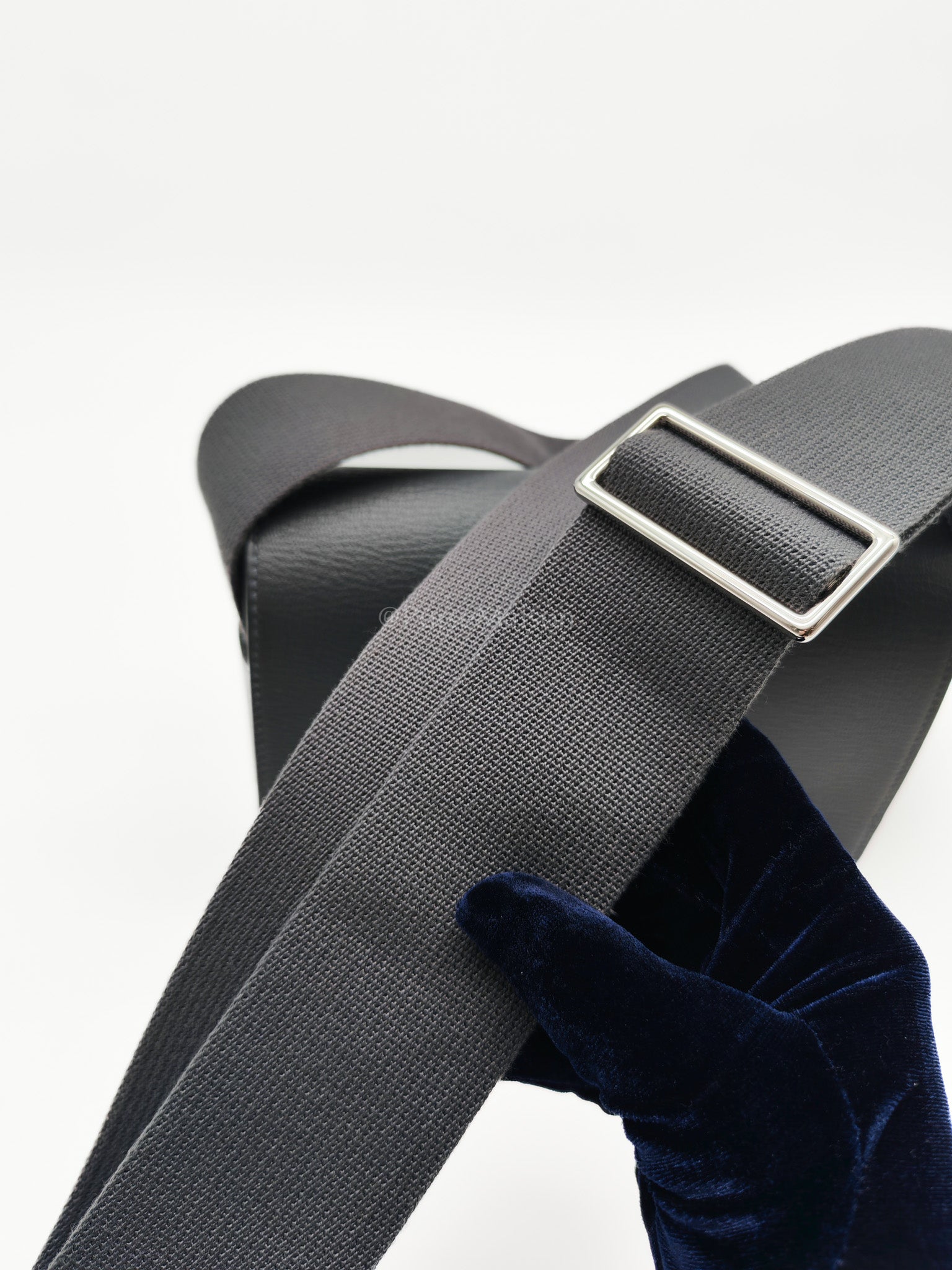 Geta in Gris Misty Chevre Mysore Leather Palladium Hardware Stamp K(2025) | Purse Maison Luxury Bags Shop