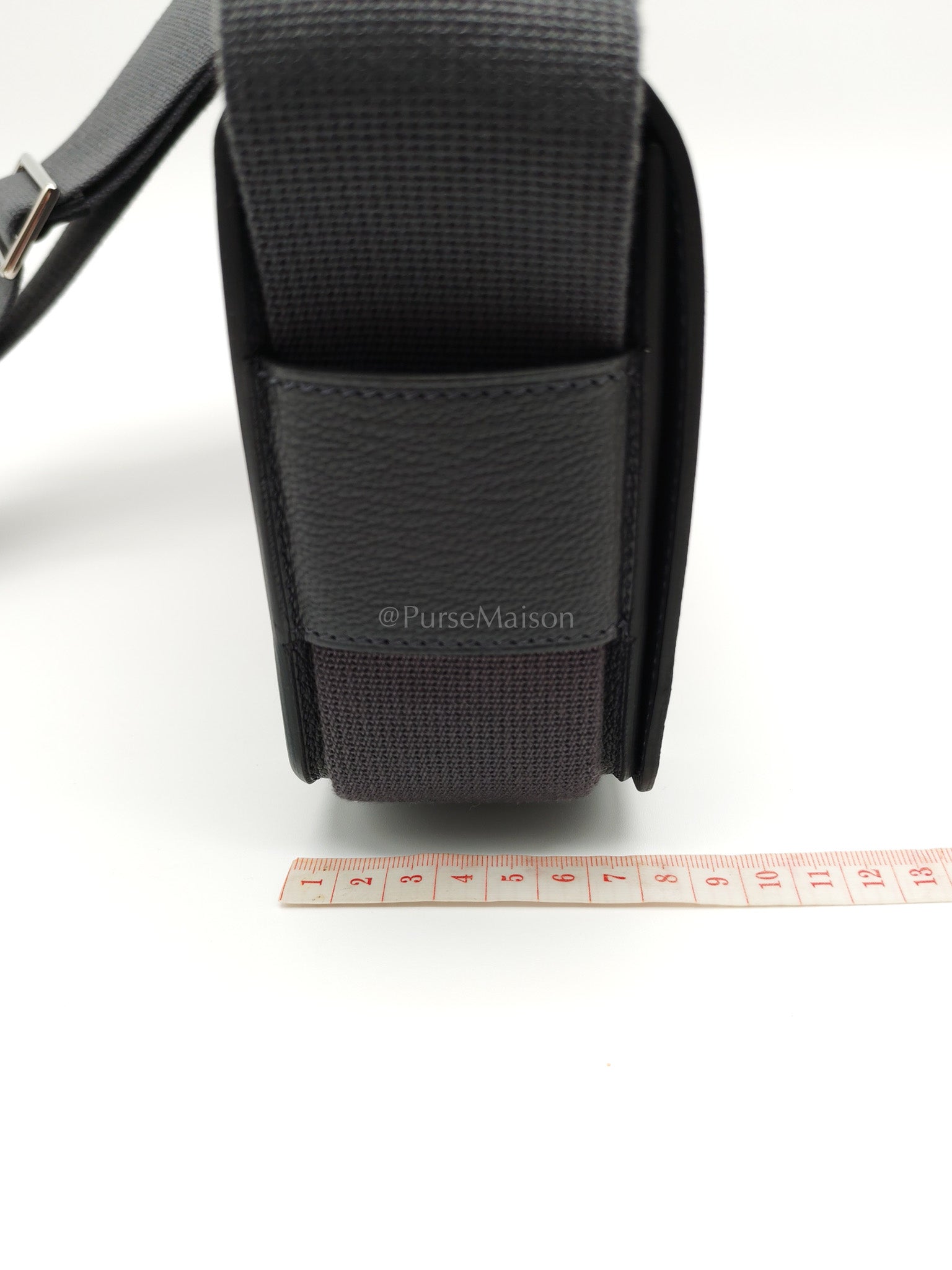 Geta in Gris Misty Chevre Mysore Leather Palladium Hardware Stamp K(2025) | Purse Maison Luxury Bags Shop