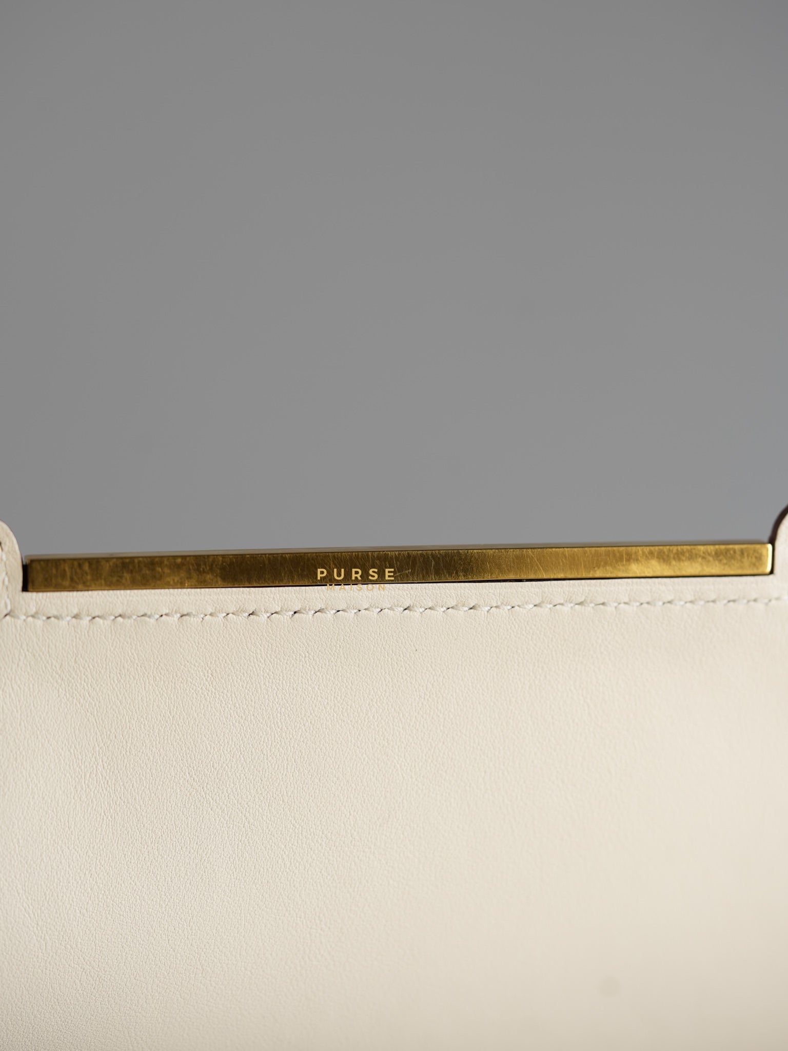 Geta Nata Chevre Mysore Gold Hardware Stamp U (2022) | Purse Maison Luxury Bags Shop