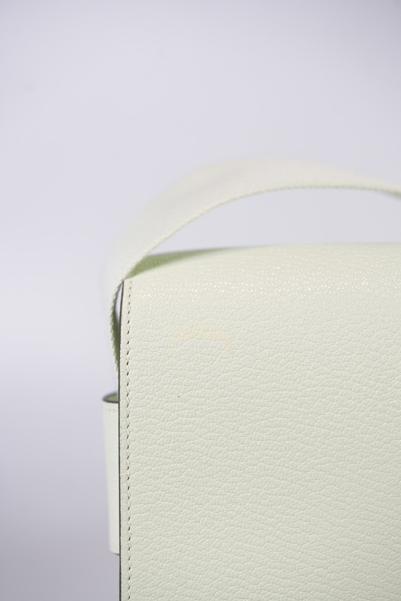 Geta Vert Fizz in Chevre Mysore Leather and Gold Hardware Stamp B (2023) | Purse Maison Luxury Bags Shop
