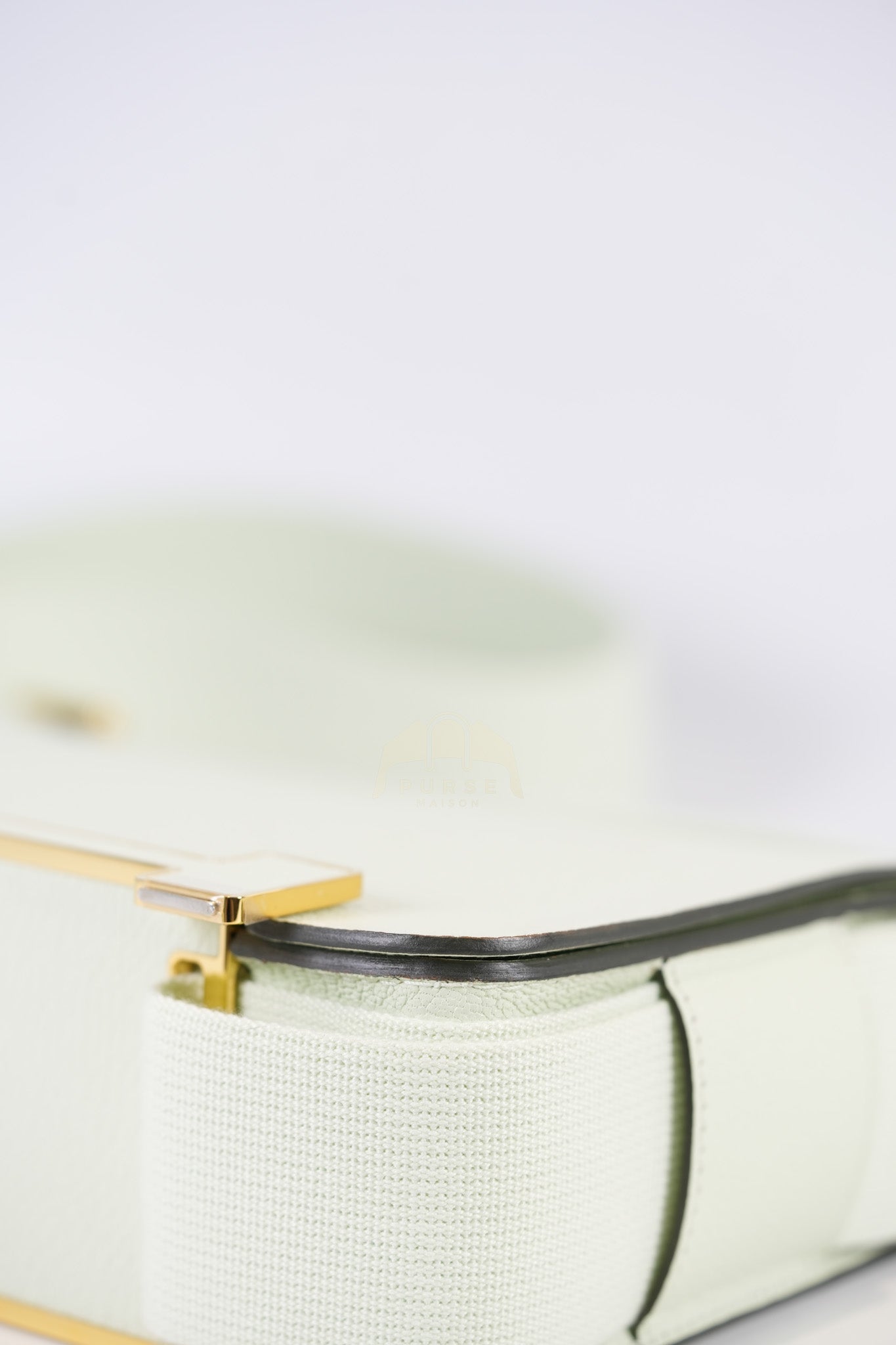 Geta Vert Fizz in Chevre Mysore Leather and Gold Hardware Stamp B (2023) | Purse Maison Luxury Bags Shop