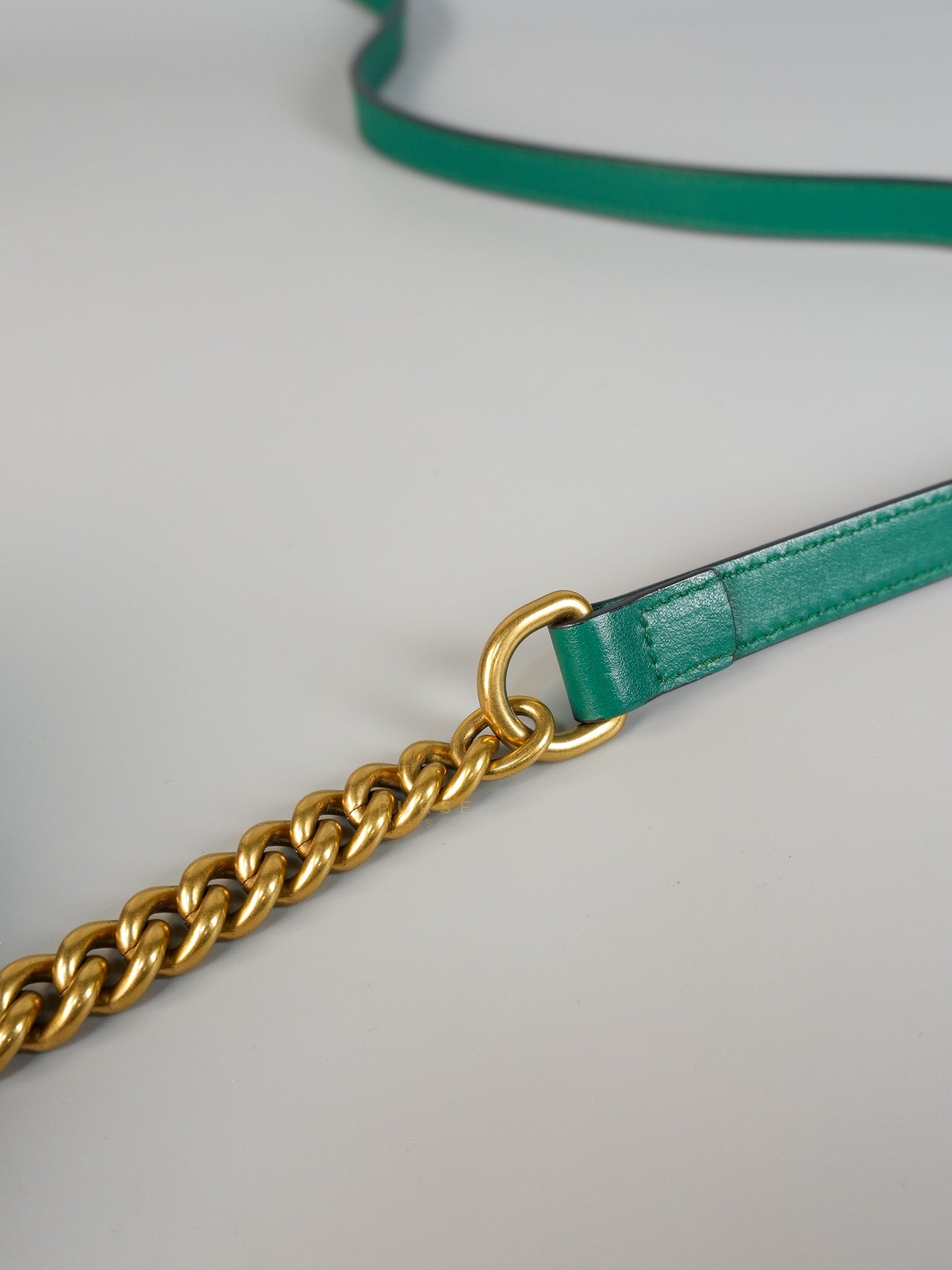 GG Camera Bag in Emerald Green Marmont Leather | Purse Maison Luxury Bags Shop