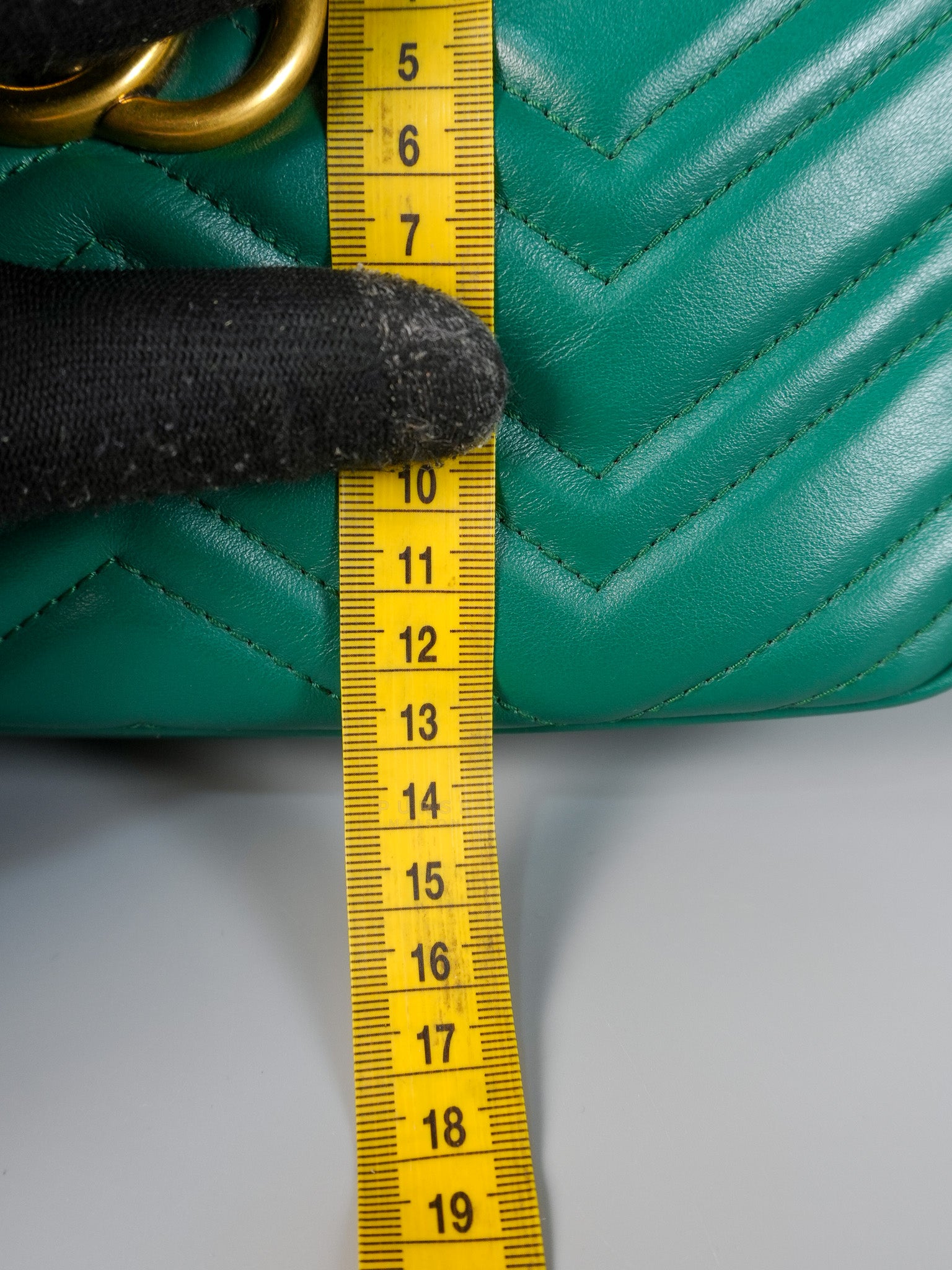 GG Camera Bag in Emerald Green Marmont Leather | Purse Maison Luxury Bags Shop