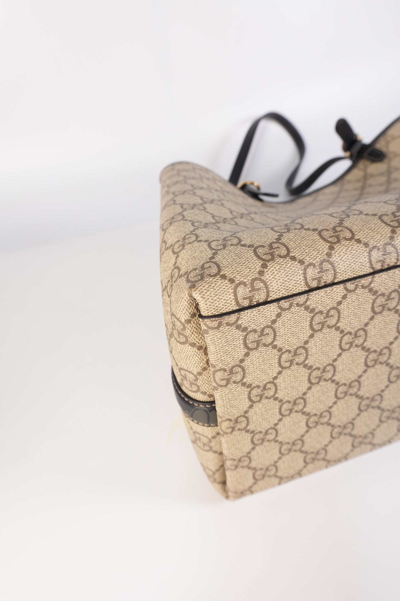 GG Emblem Tote Bag Medium in Supreme Canvas & Gold Hardware | Purse Maison Luxury Bags Shop