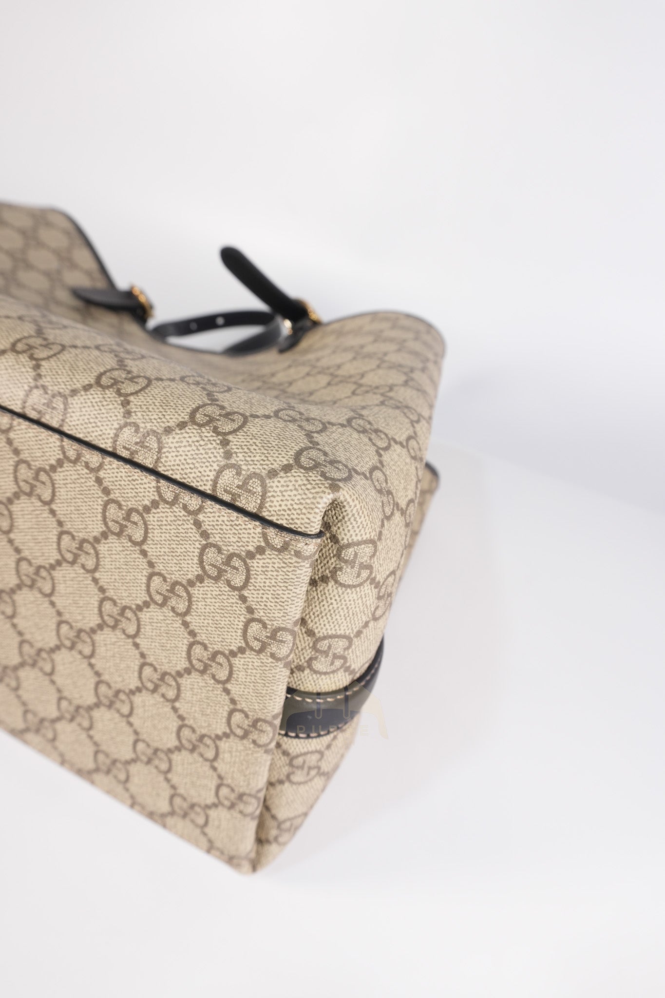 GG Emblem Tote Bag Medium in Supreme Canvas & Gold Hardware | Purse Maison Luxury Bags Shop