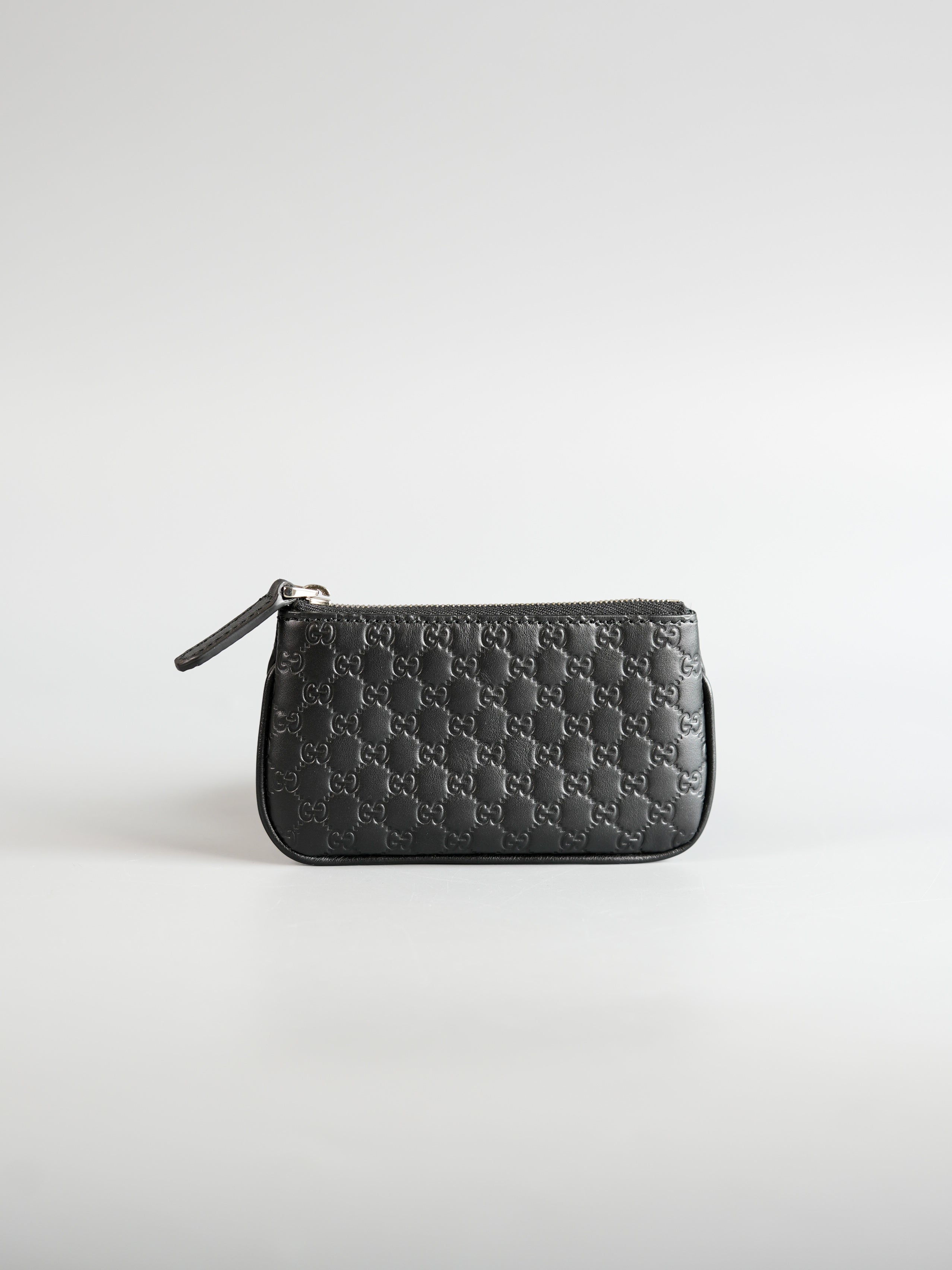 GG Guccissima Emblem Black Keycles | Purse Maison Luxury Bags Shop