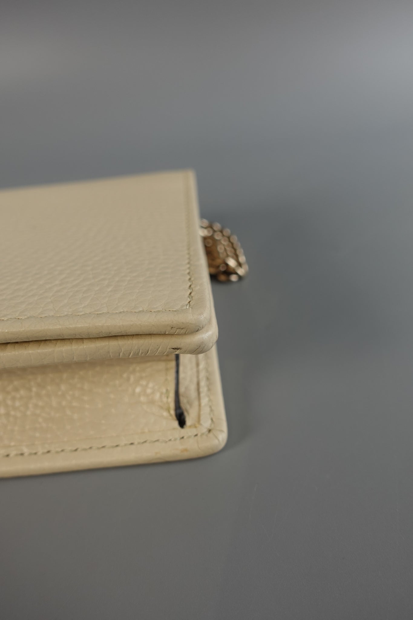 GG Ivory White Leather Sling Crossbody Bag | Purse Maison Luxury Bags Shop